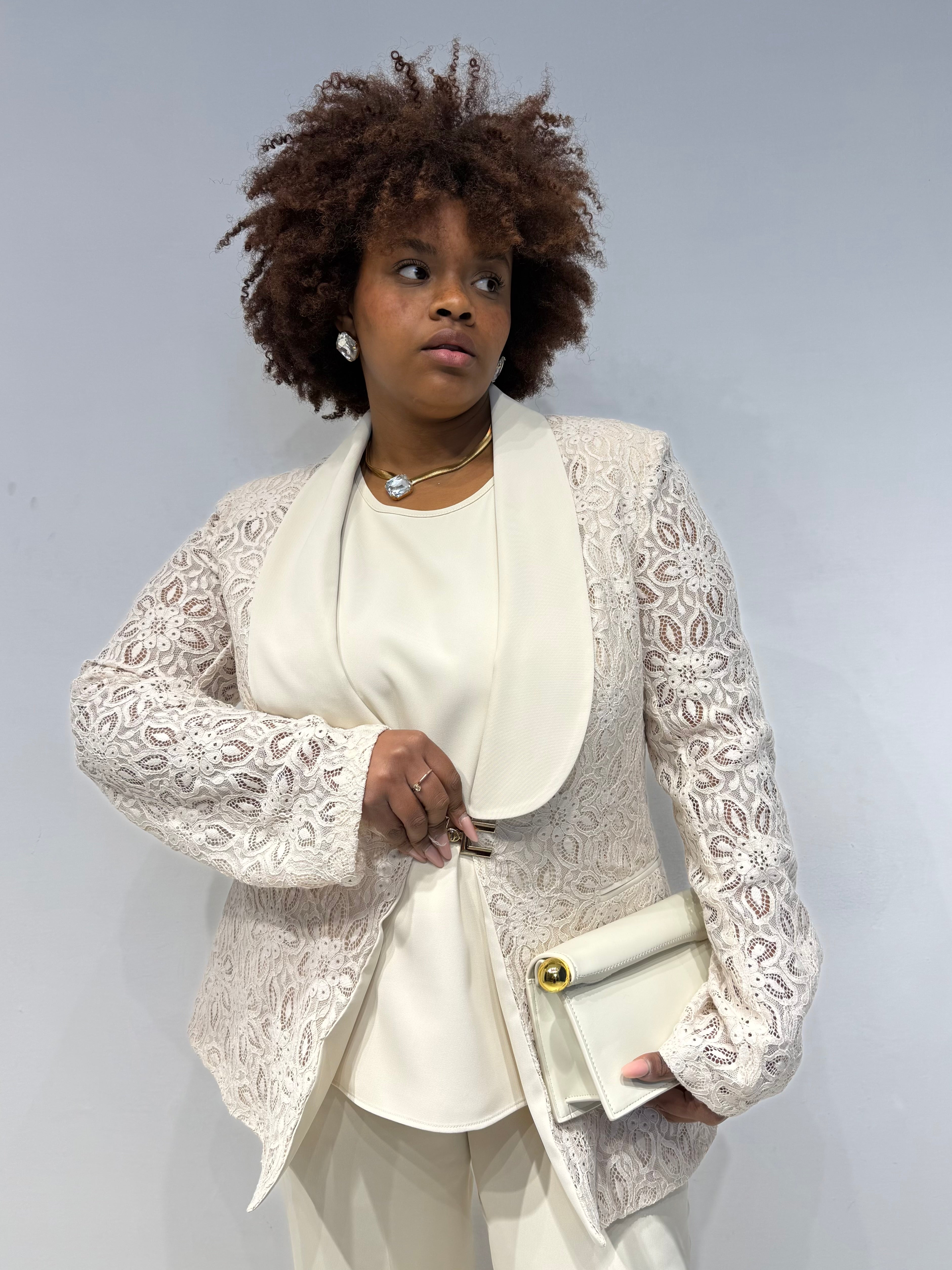 Tailleur Macramè 3 pezzi