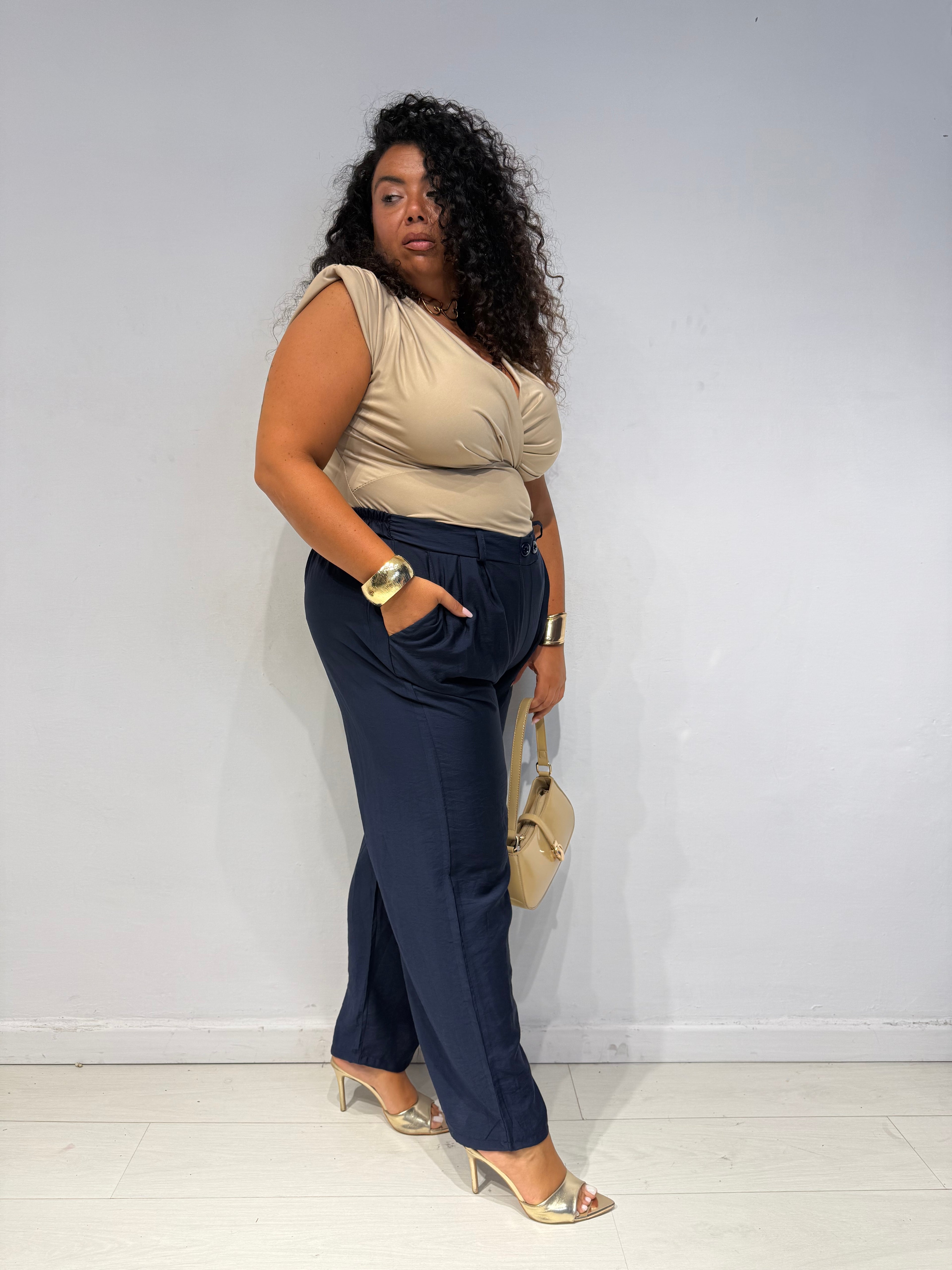 Pantaloni Giovanna Blu
