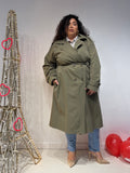 Trench London Verde Militare