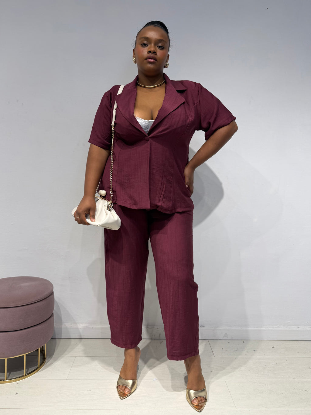 Coordinato Moira Bordeaux