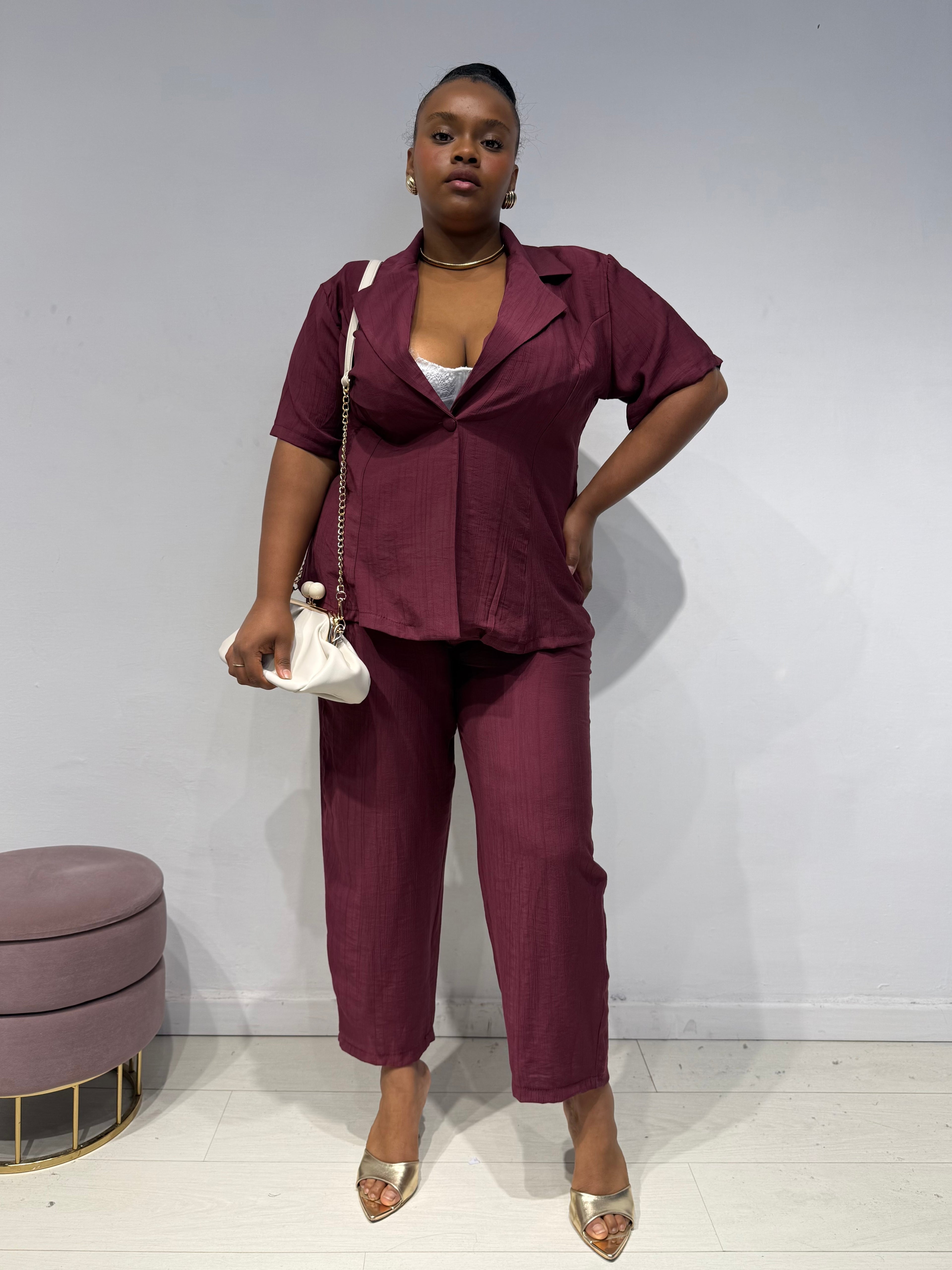 Coordinato Moira Bordeaux