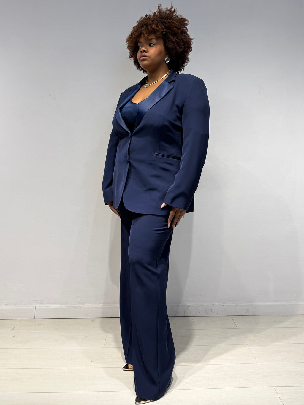 Tailleur Smoking Blu