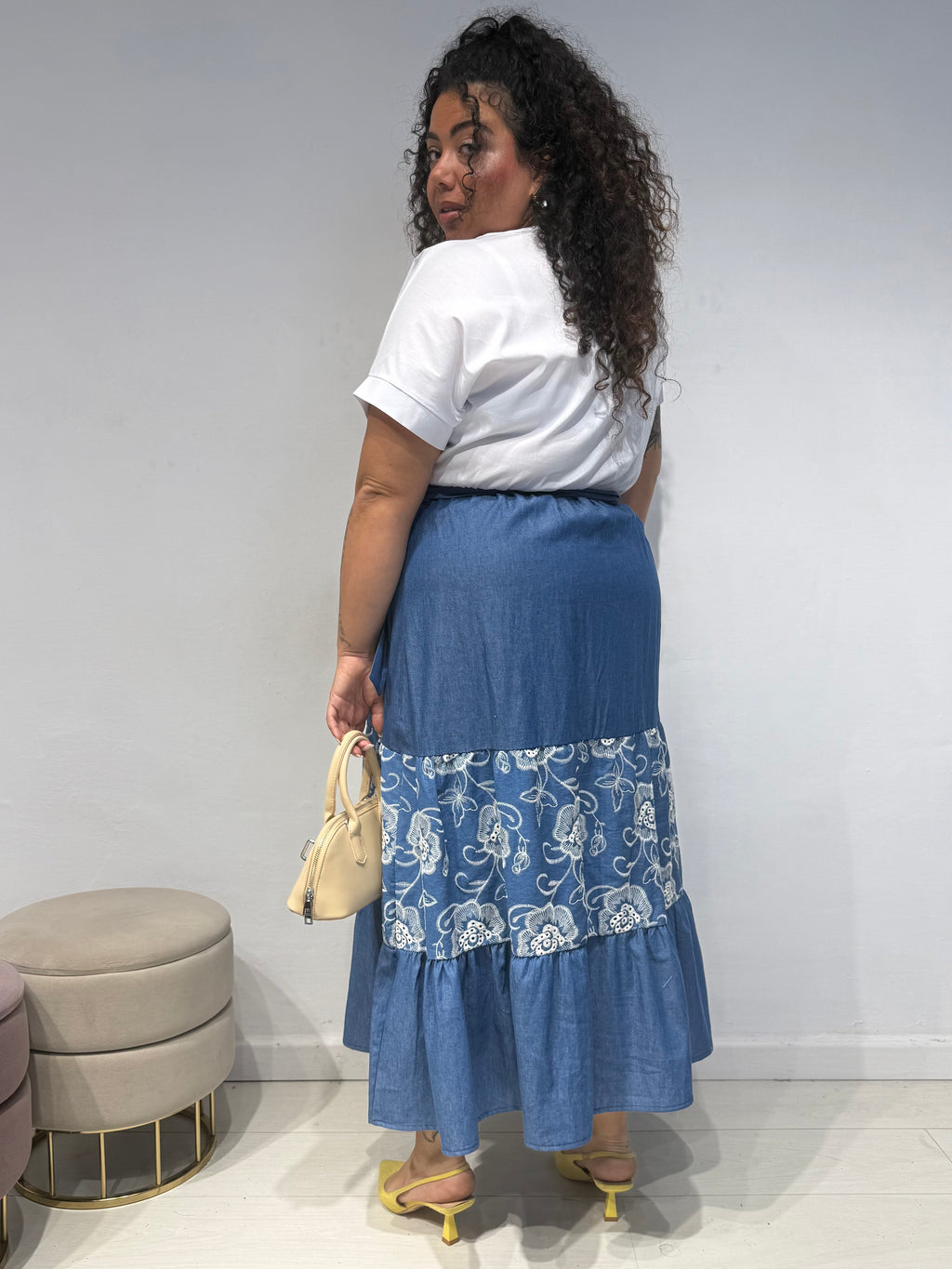 Abito Jeans Bicolor