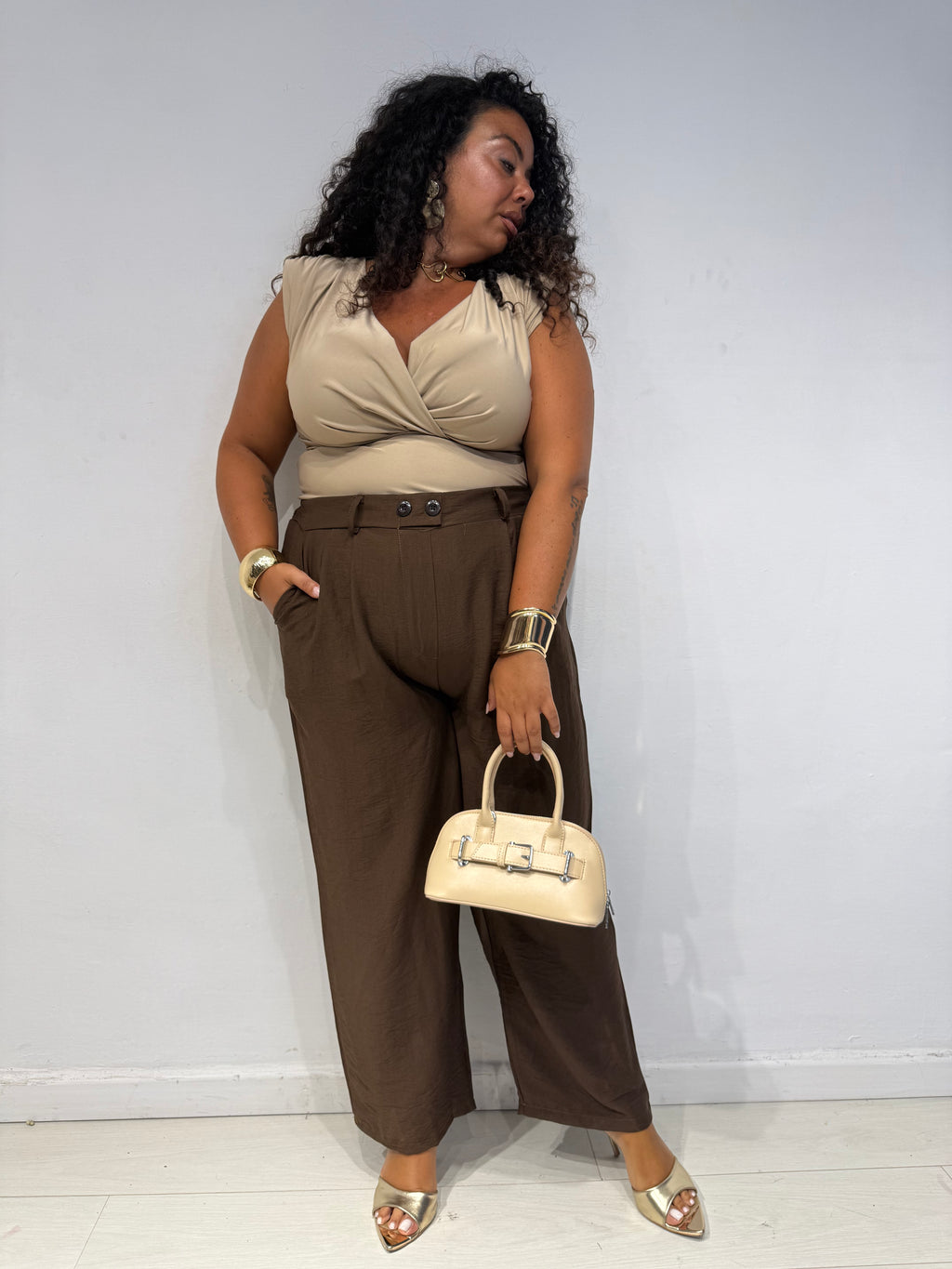 Pantaloni Giovanna Testa di Moro