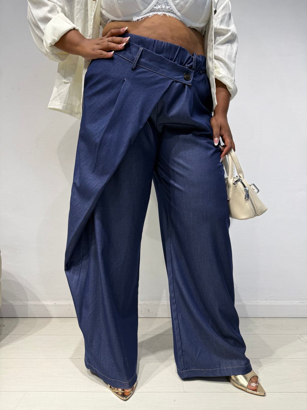 Pantaloni Effetto Jeans