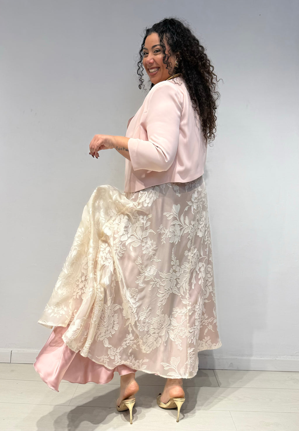 Coordinato Gonna e Top Amely Rosa