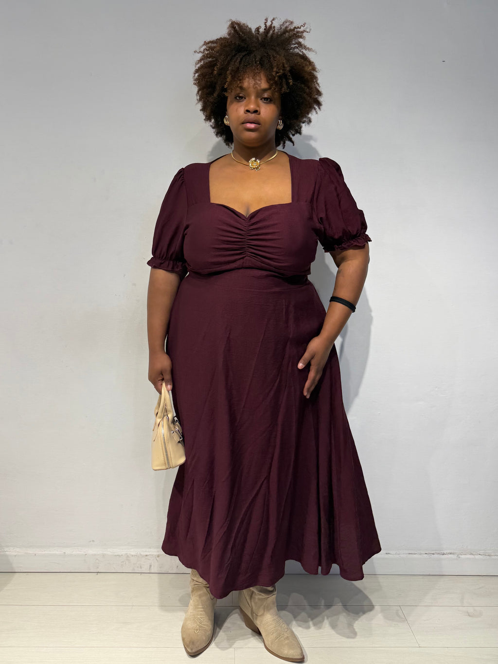 Abito Giordana Bordeaux