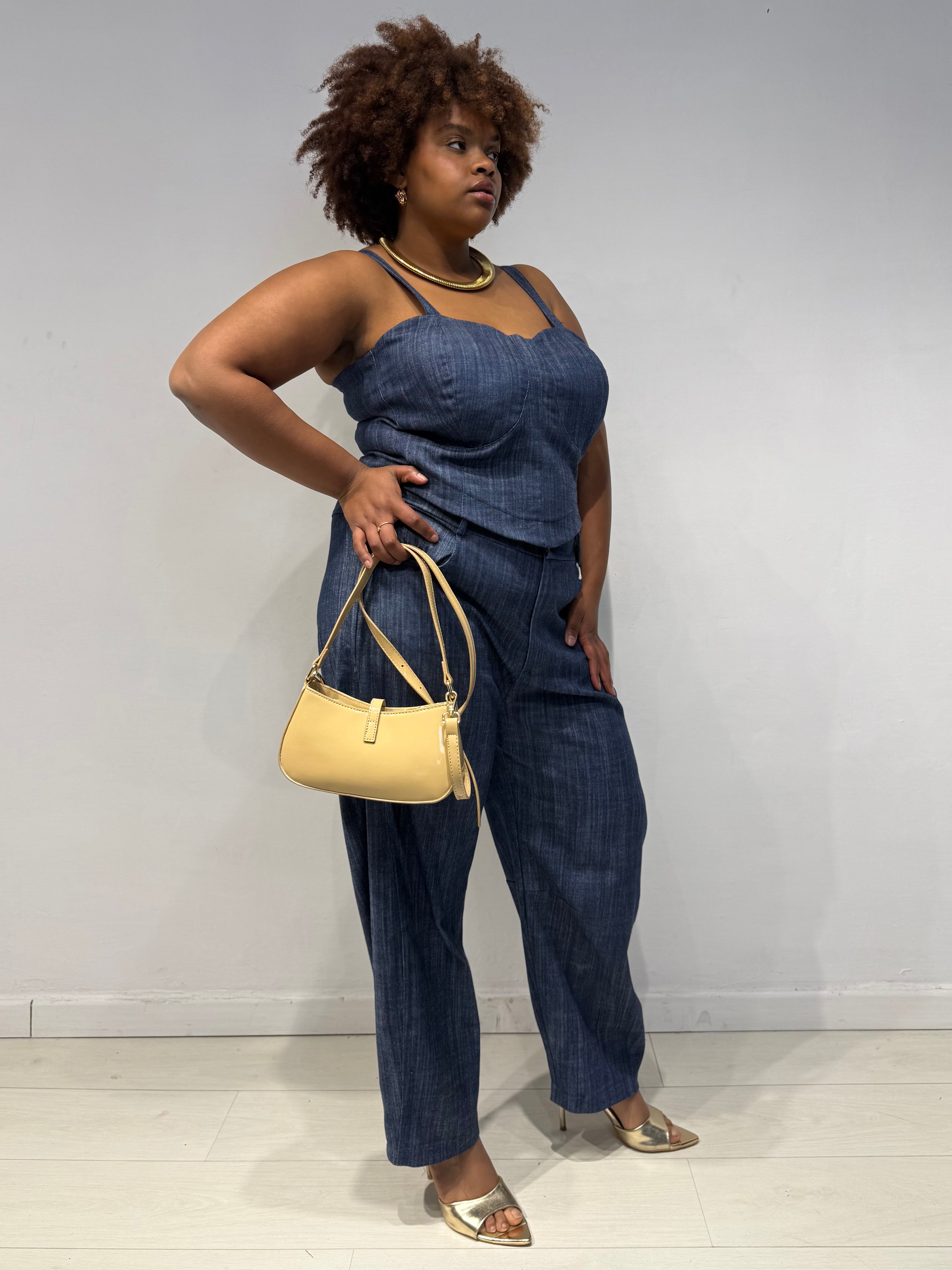 Coordinato Denim Blu