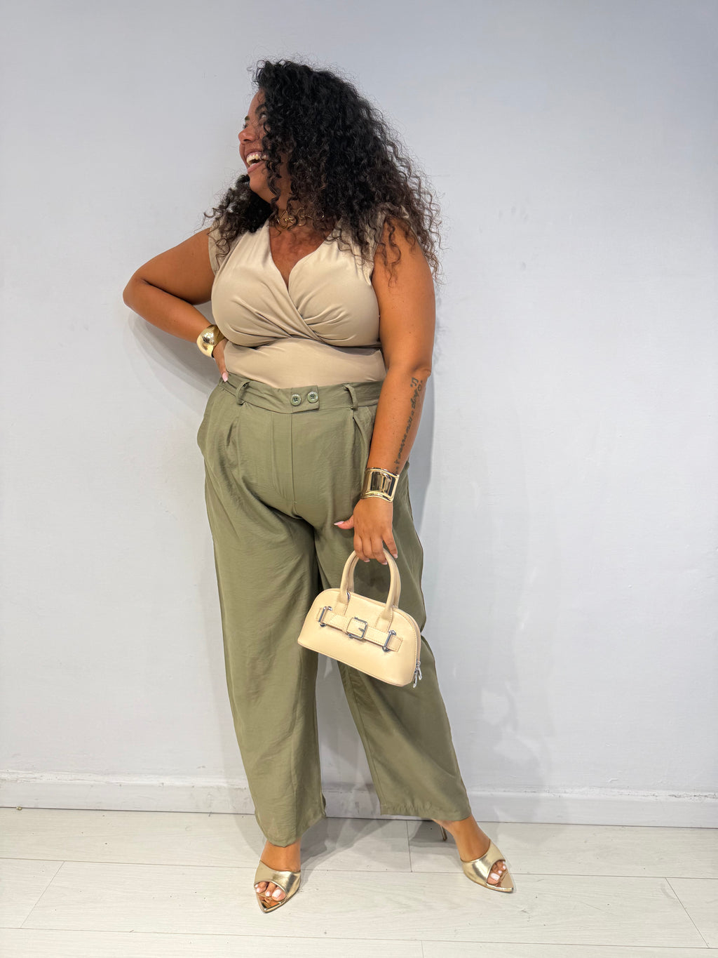 Pantaloni Giovanna Verde