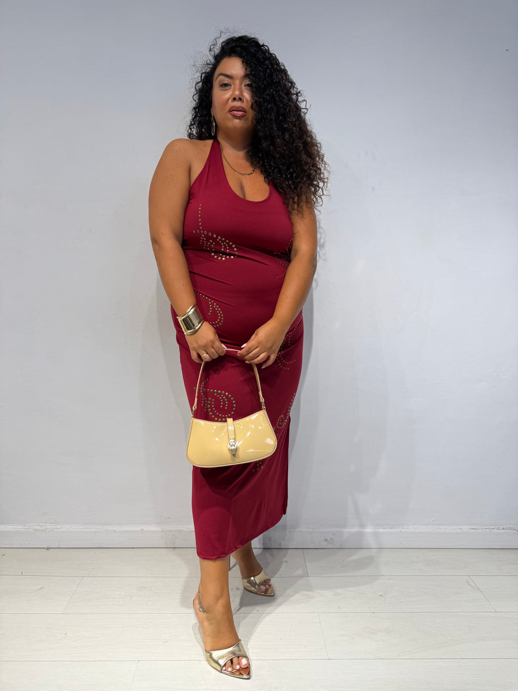 Abito Magda Bordeaux