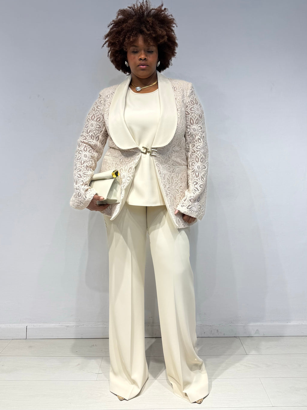Tailleur Macramè 3 pezzi
