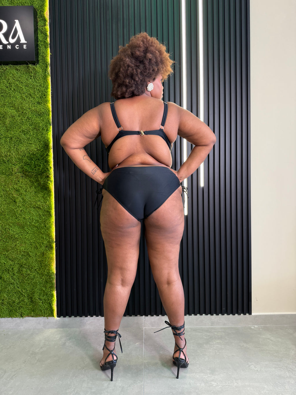 Bikini Pailettes Nero