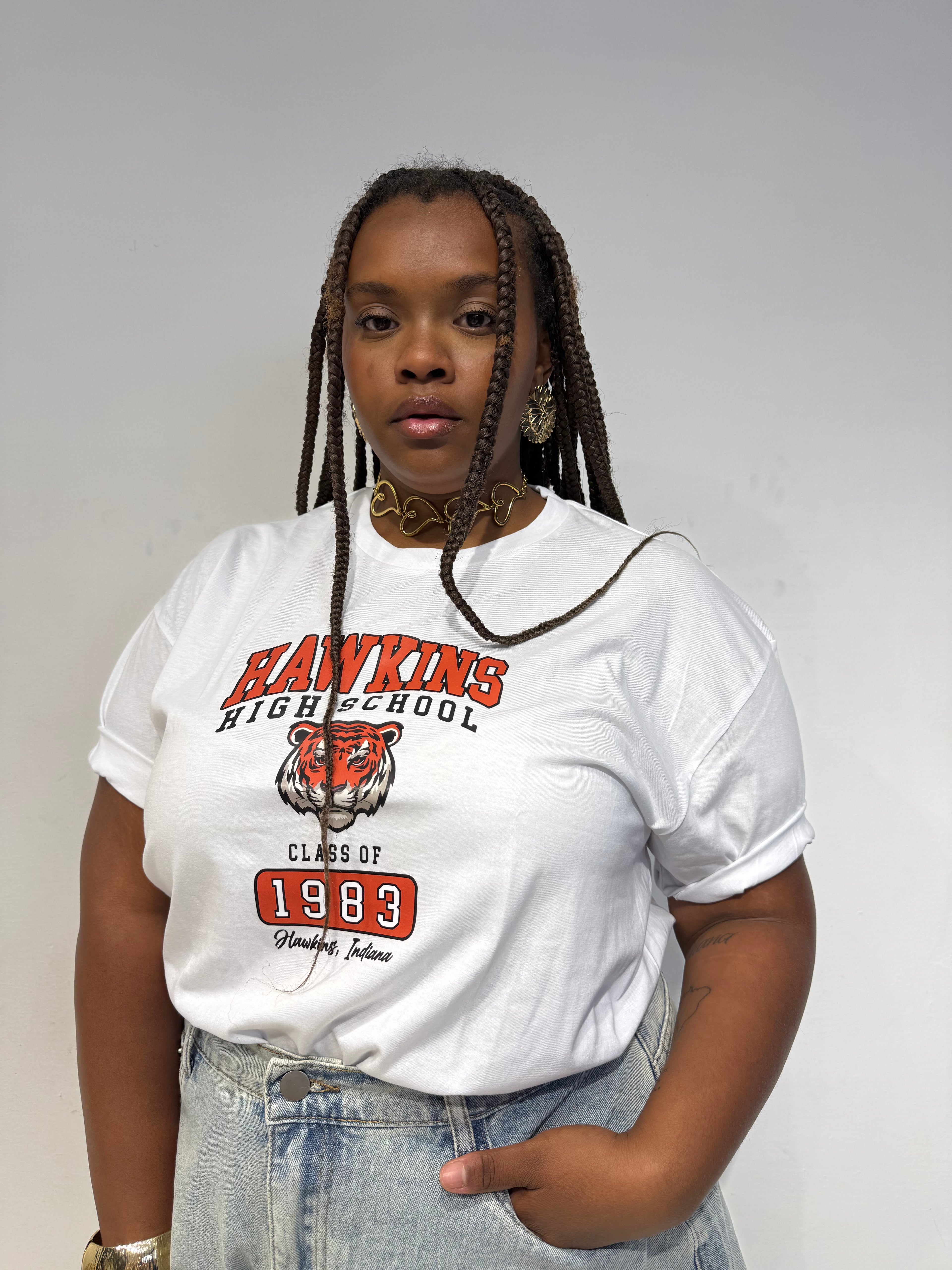 T-shirt Tiger Bianca