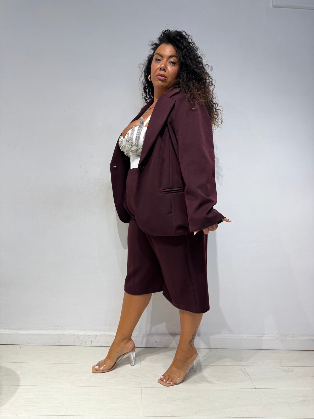Tailleur Bea Bordeaux