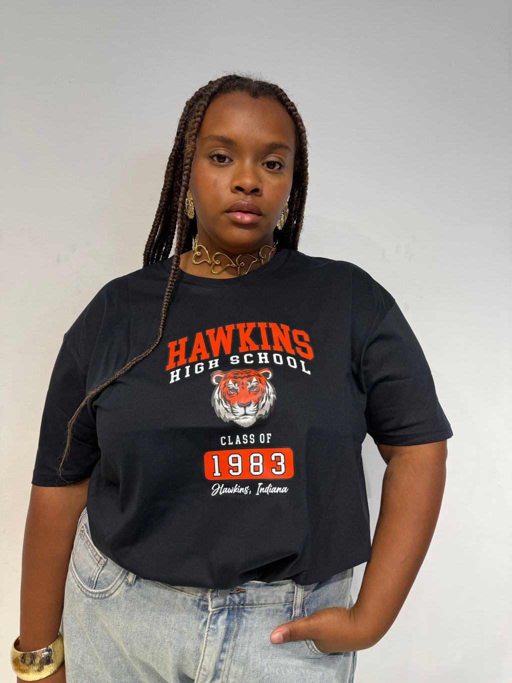T-shirt Tiger Nera