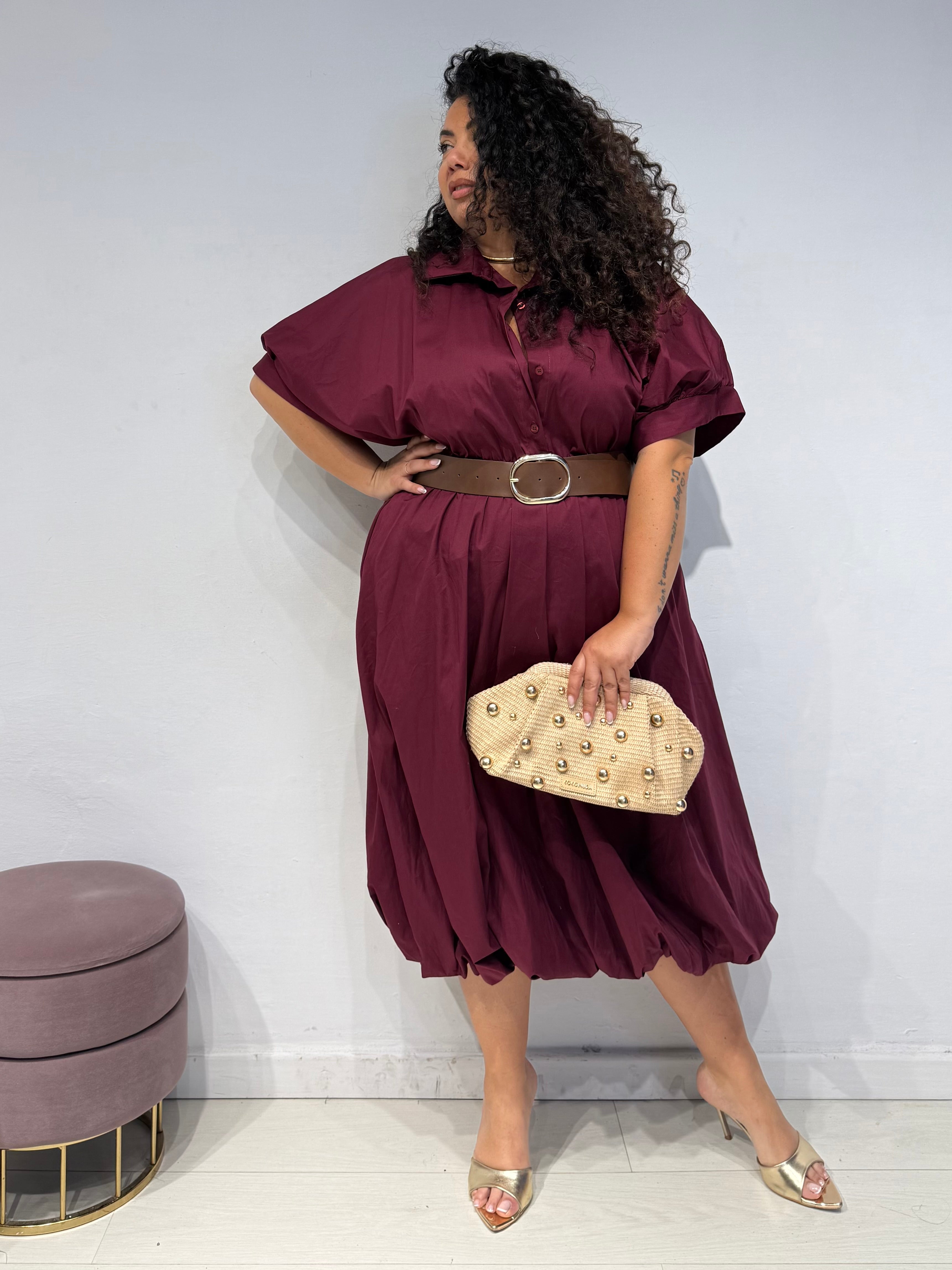 Abito Mery Bordeaux