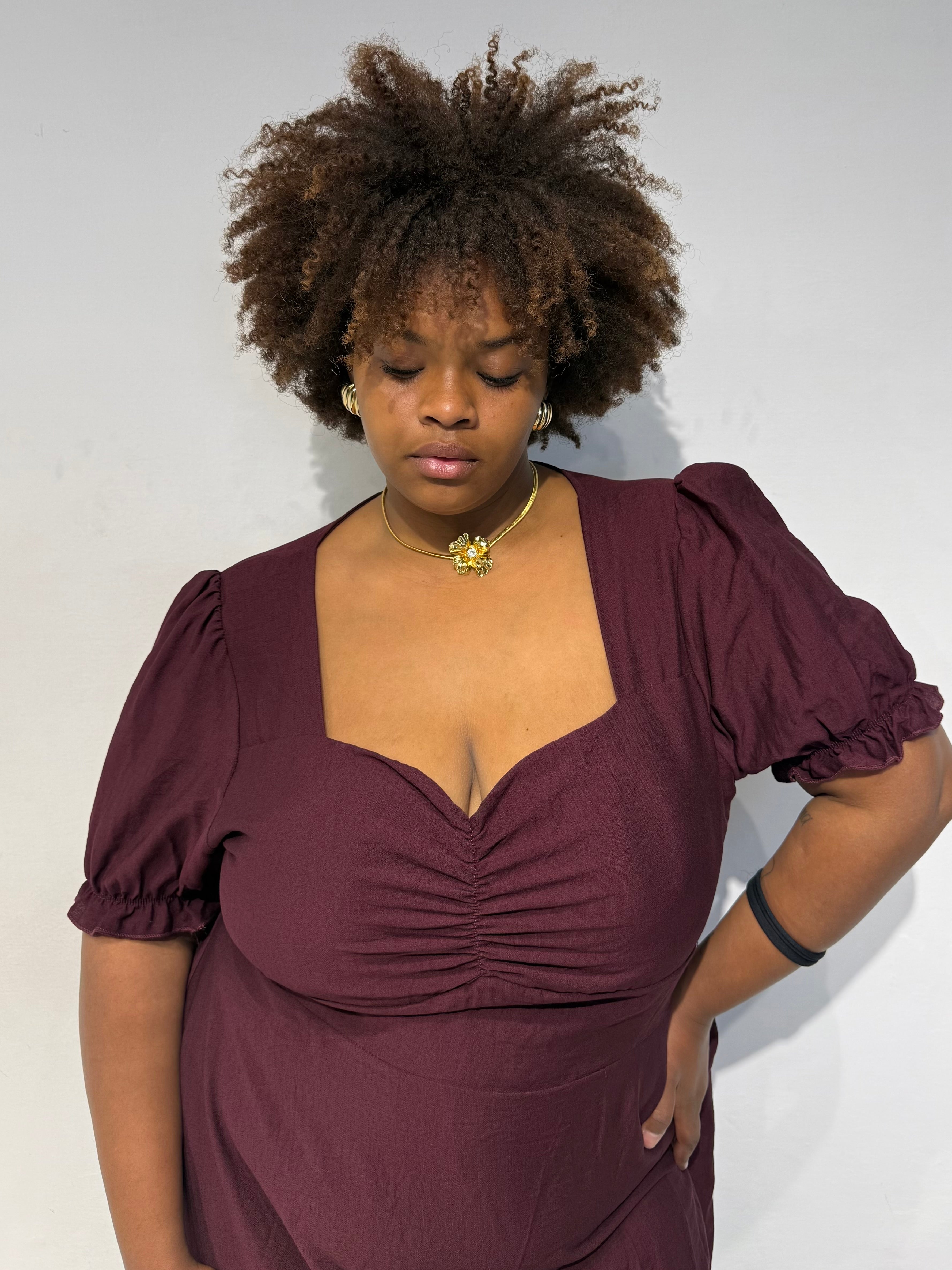 Abito Giordana Bordeaux