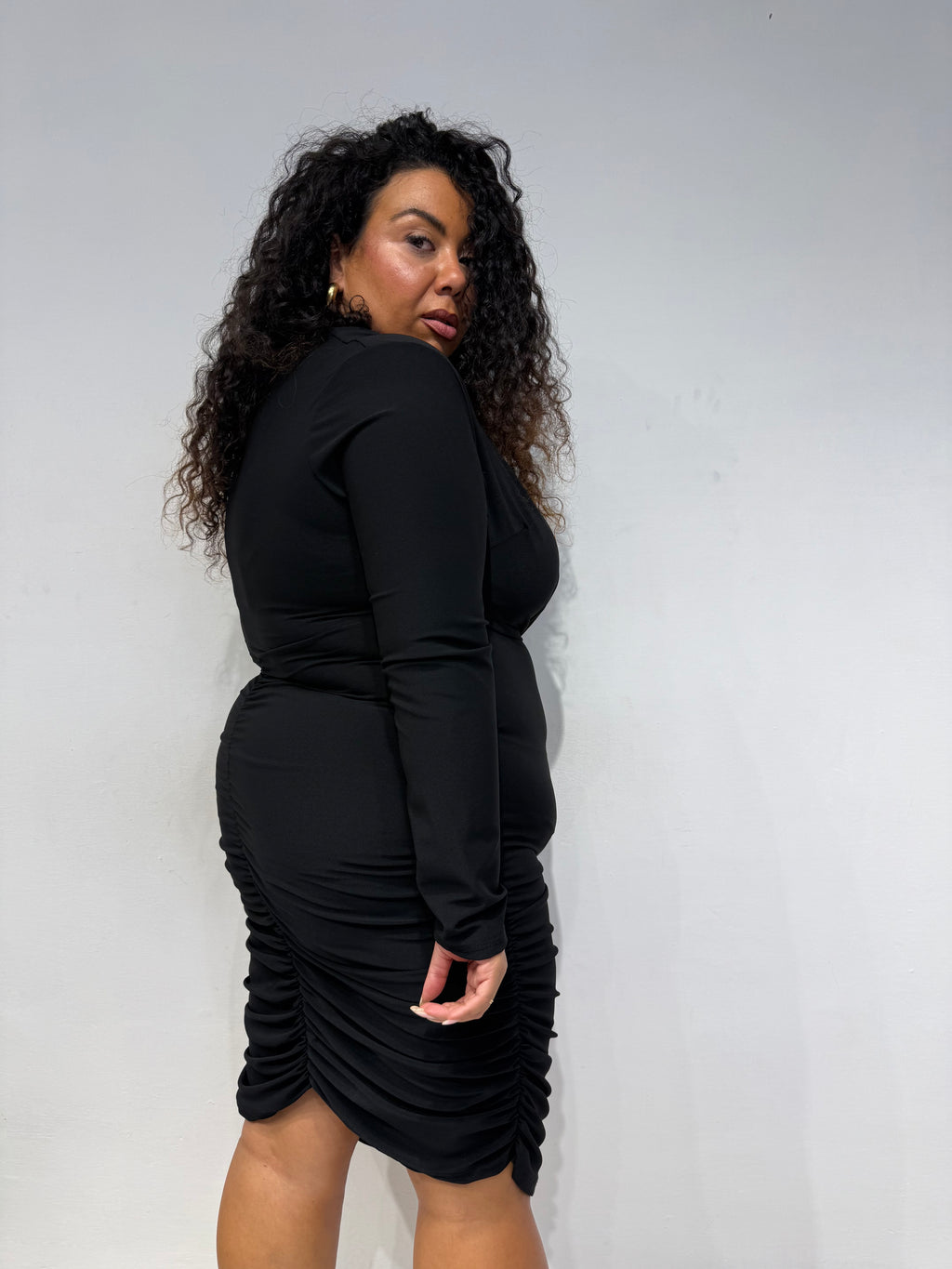 Abito Drapery Nero