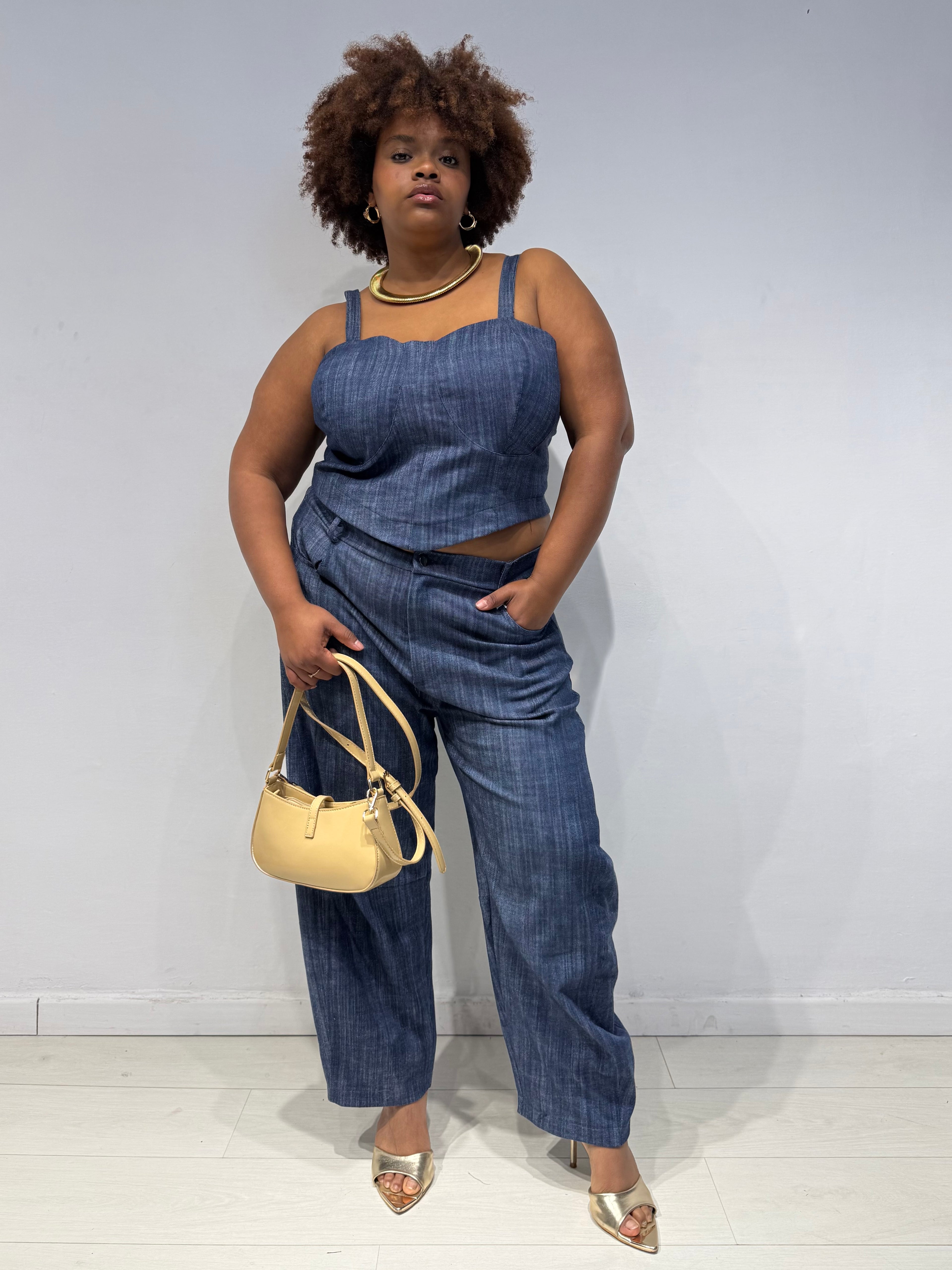 Coordinato Denim Blu
