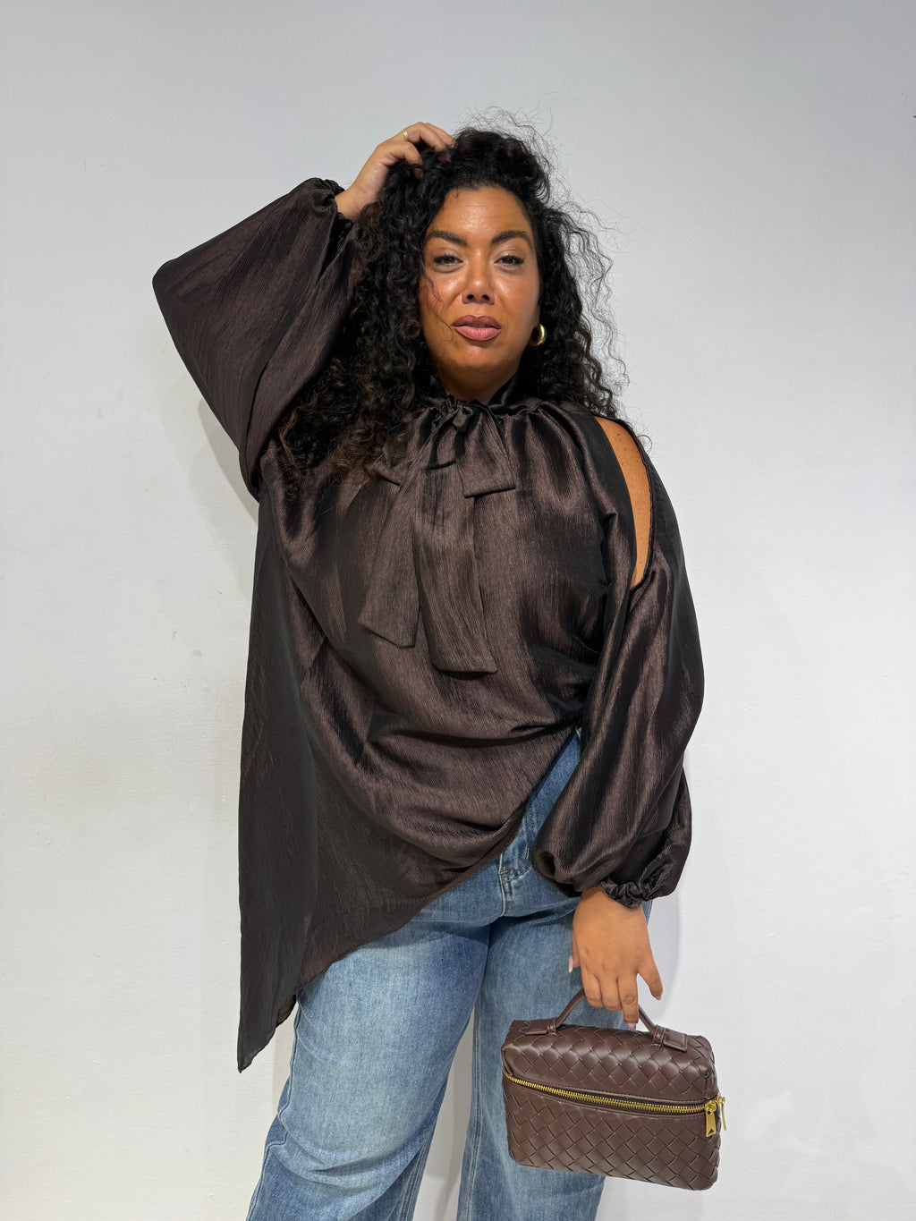 Blusa Flake Testa di Moro