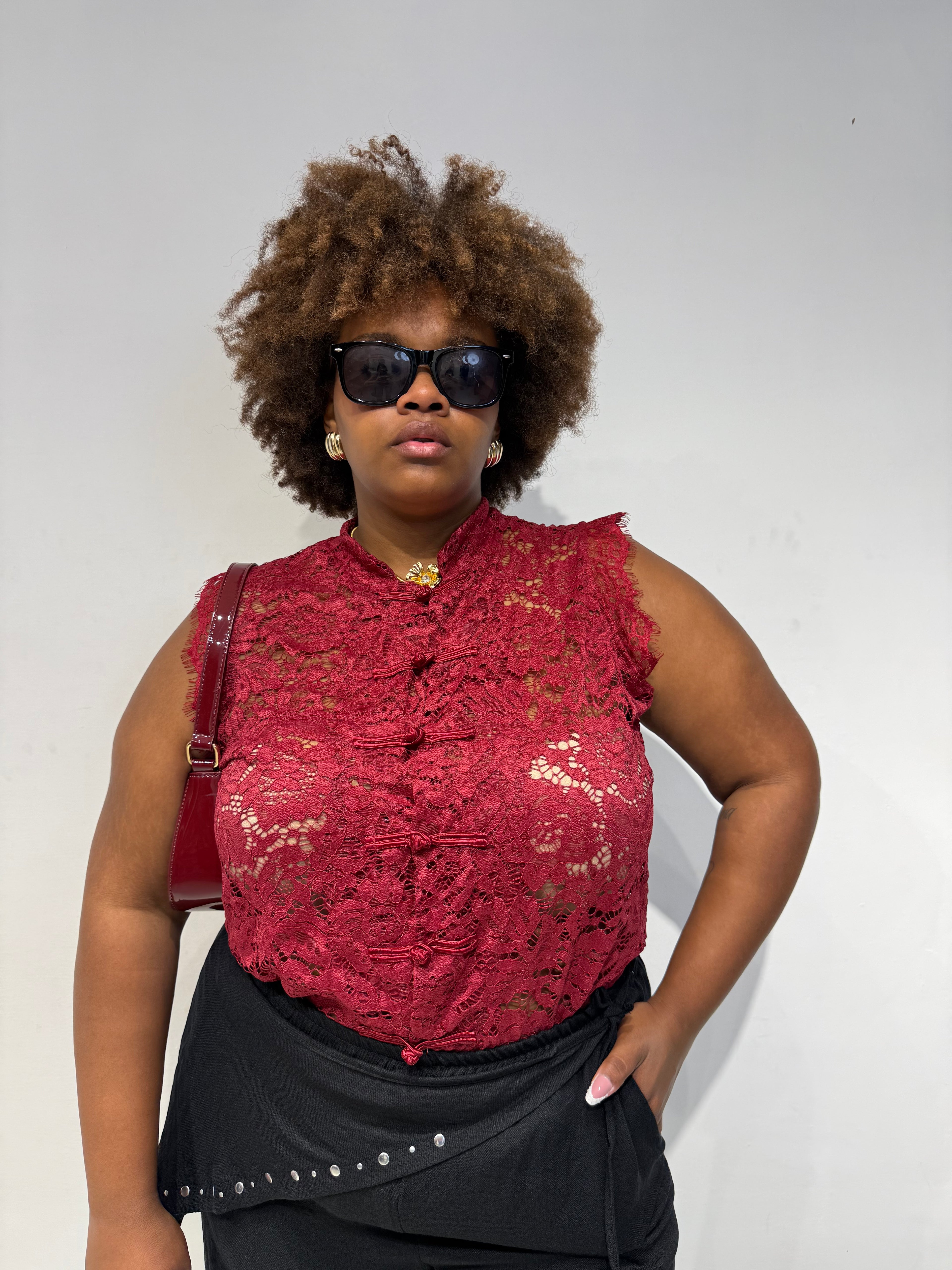 Maglia Geisha Bordeaux