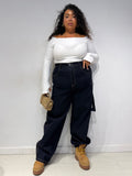 Jeans Cargo Lavaggio Zero