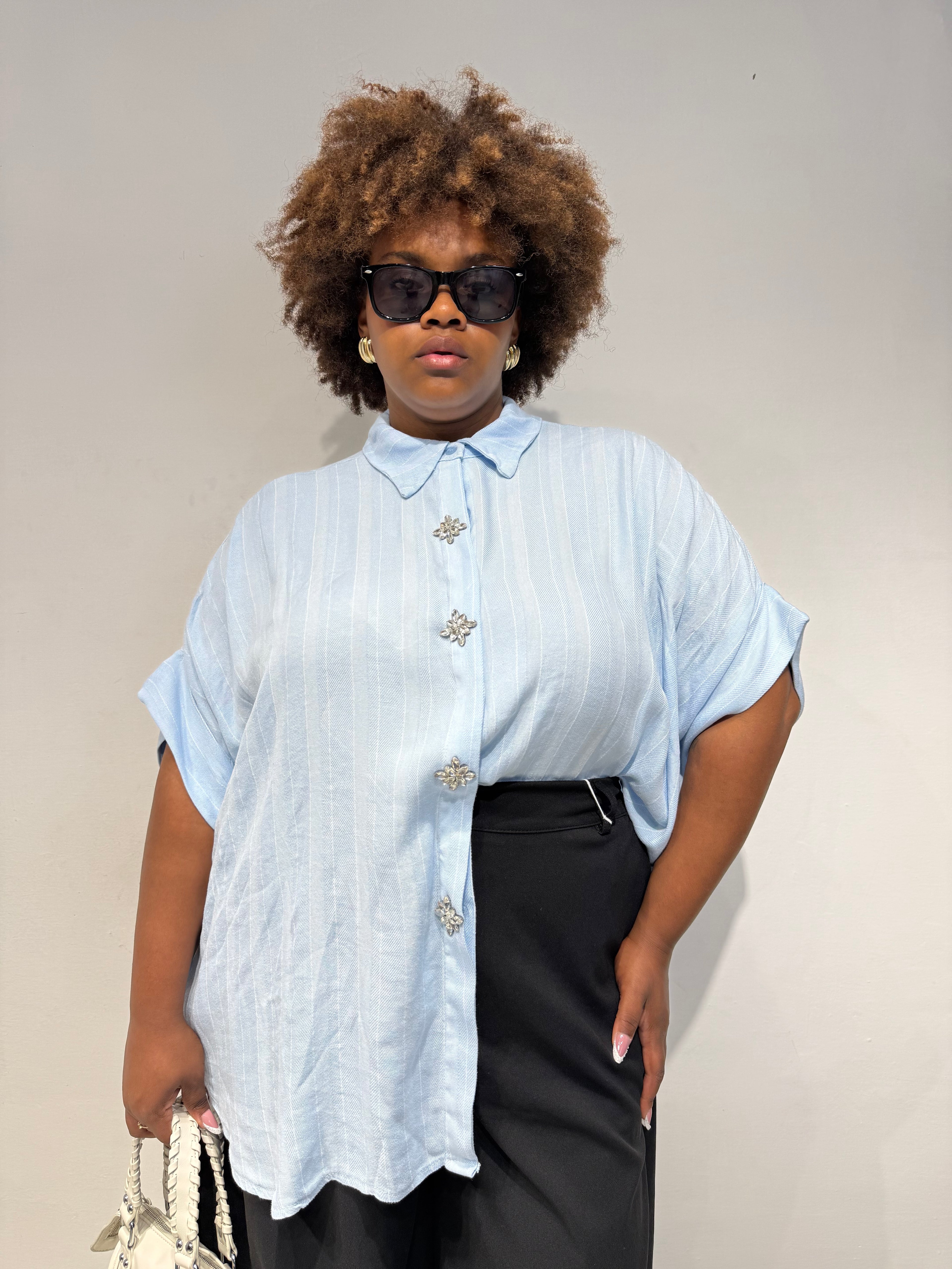 Camicia Gioiello Celeste