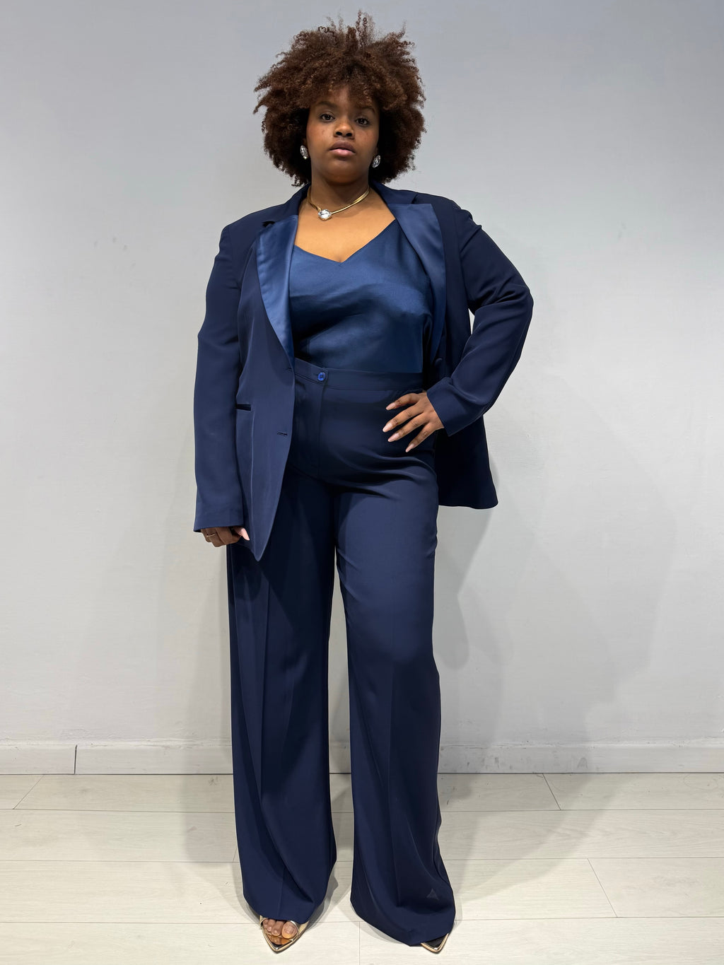 Tailleur Smoking Blu