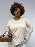 Maglia Due in Uno Beige