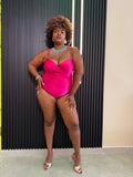 Monokini Ambra  Fuksia
