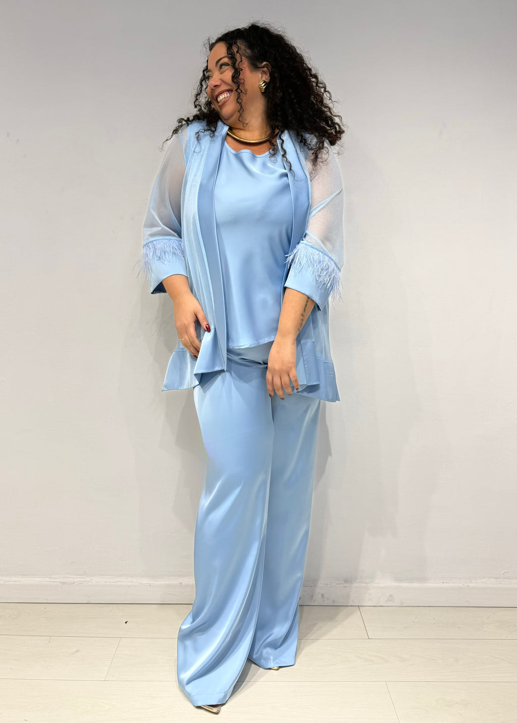 Coordinato Chic Celeste