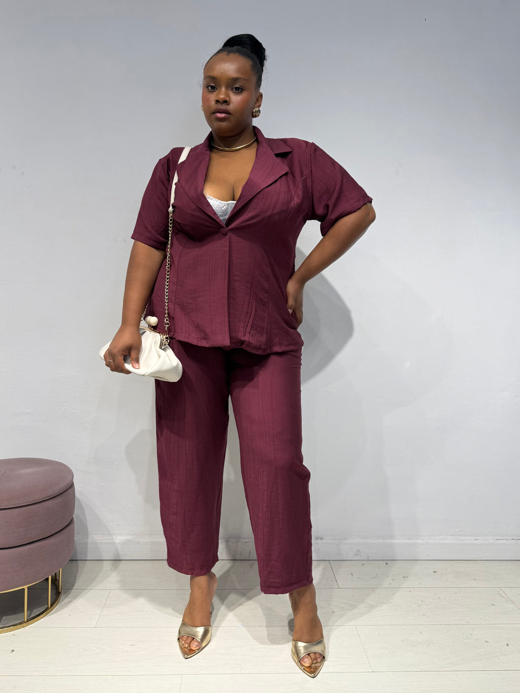 Coordinato Moira Bordeaux