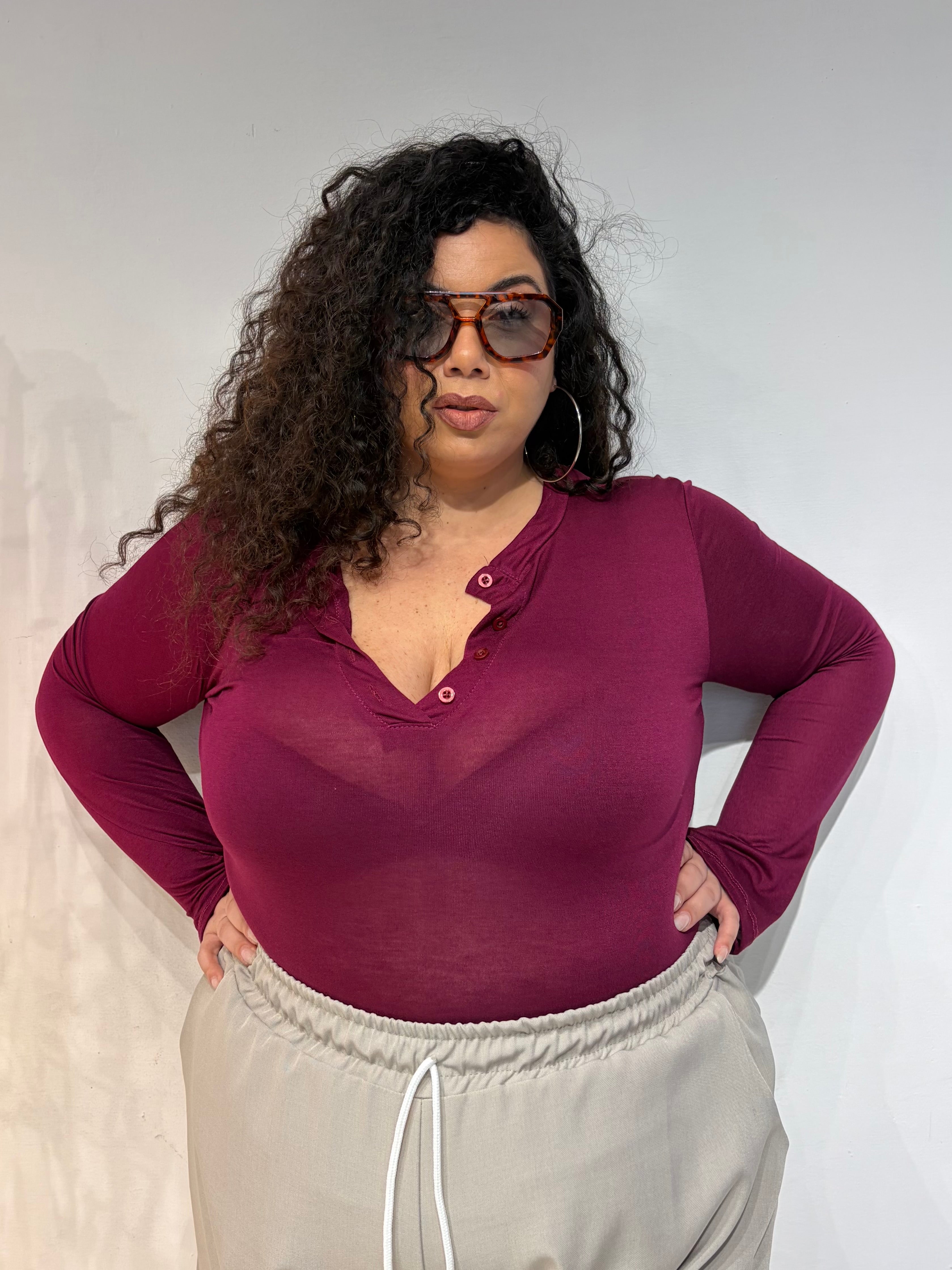 Maglia Serafina Bordeaux