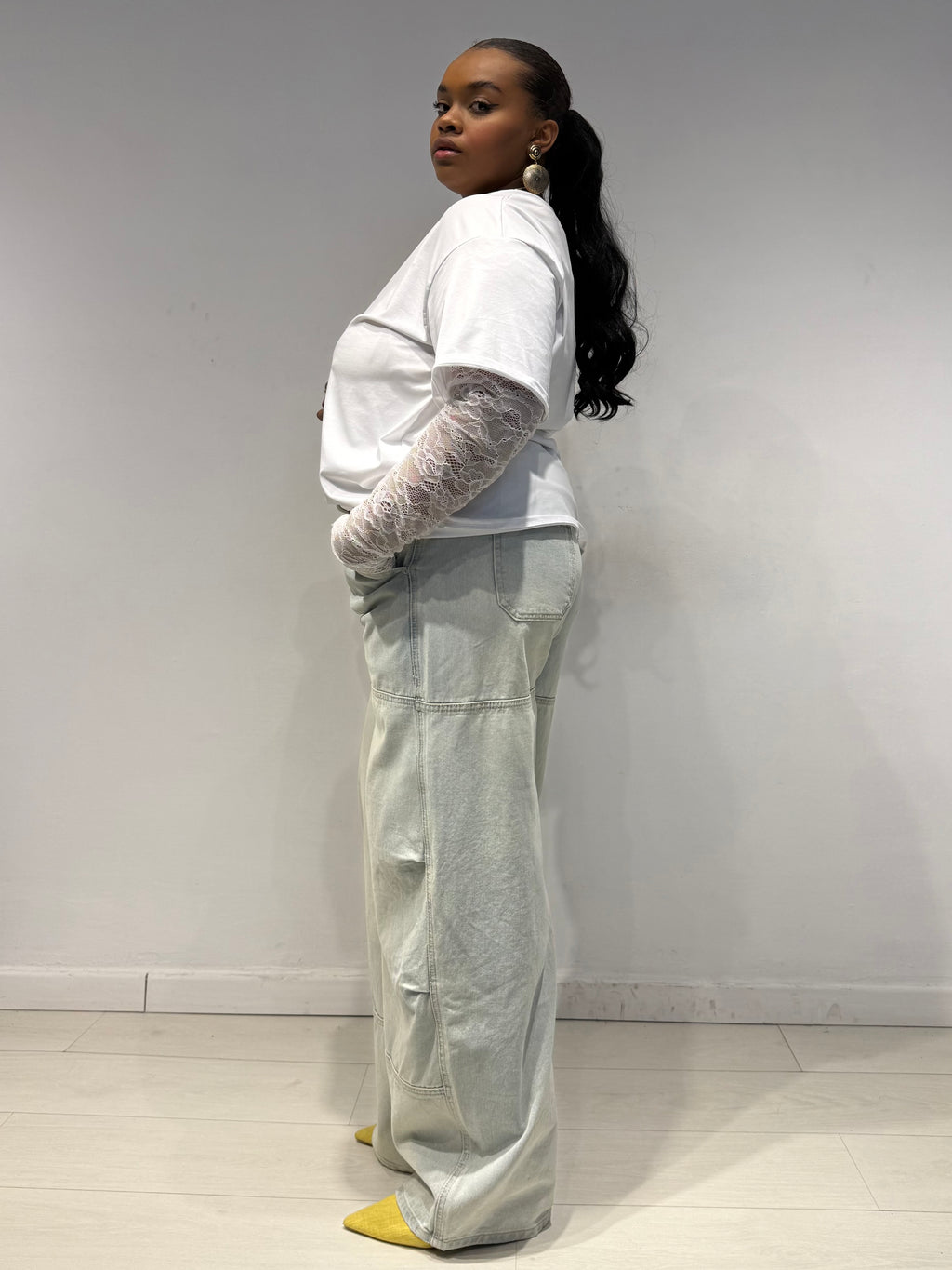 Maglia Macramè Bianca