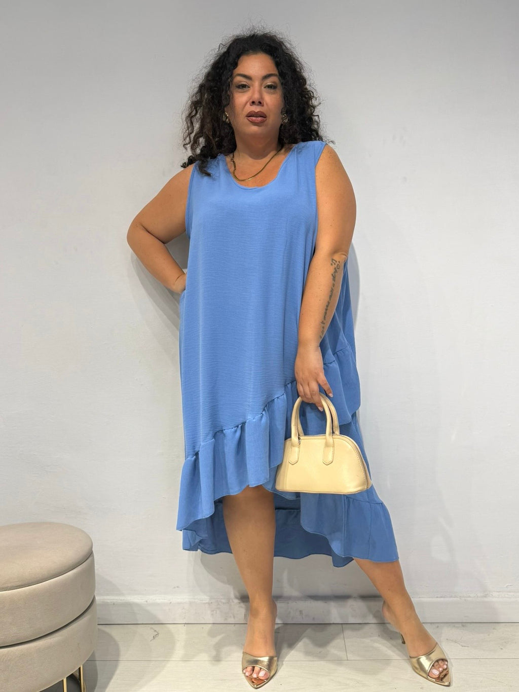 Abito Comfy Celeste