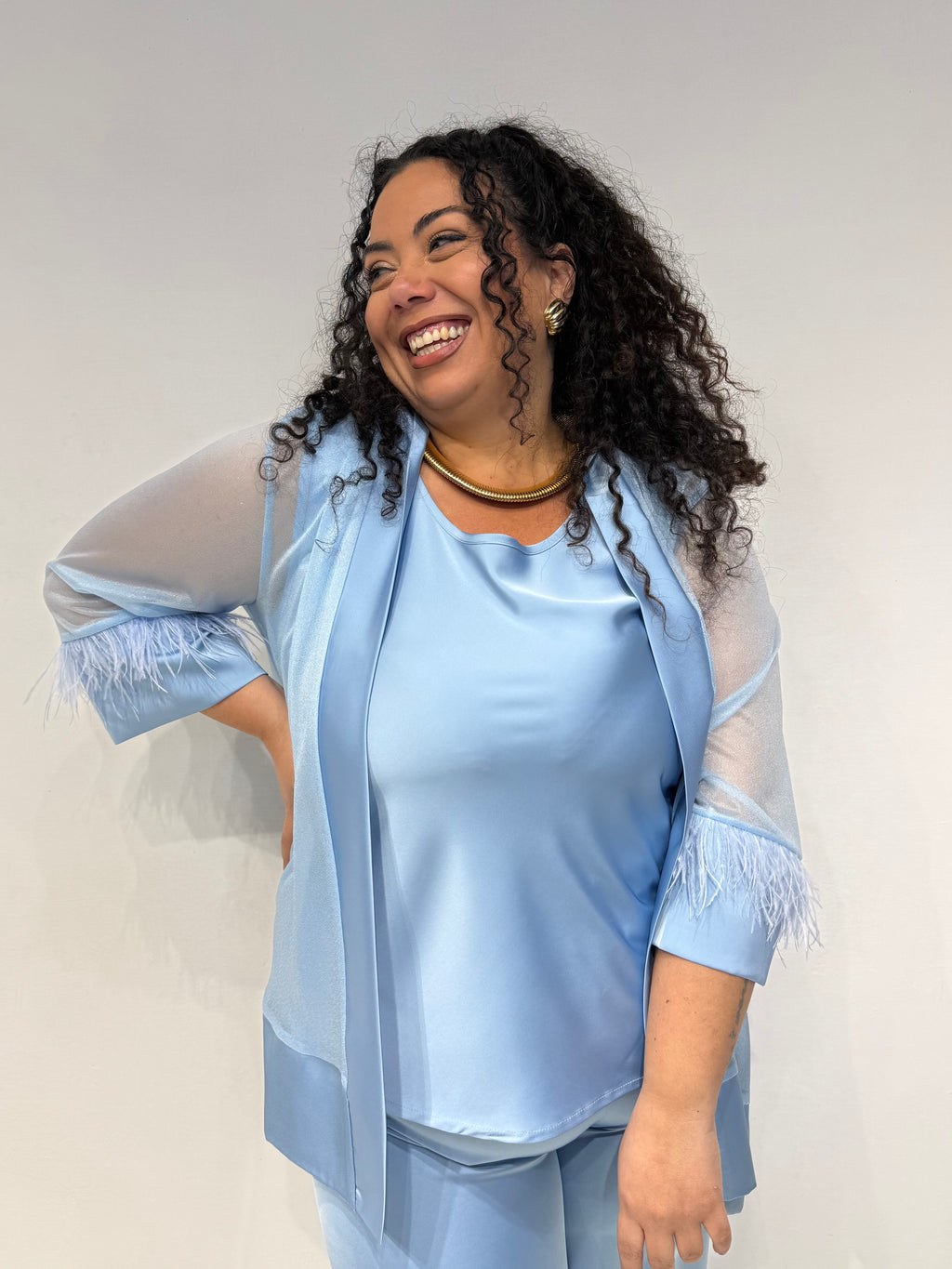 Coordinato Chic Celeste
