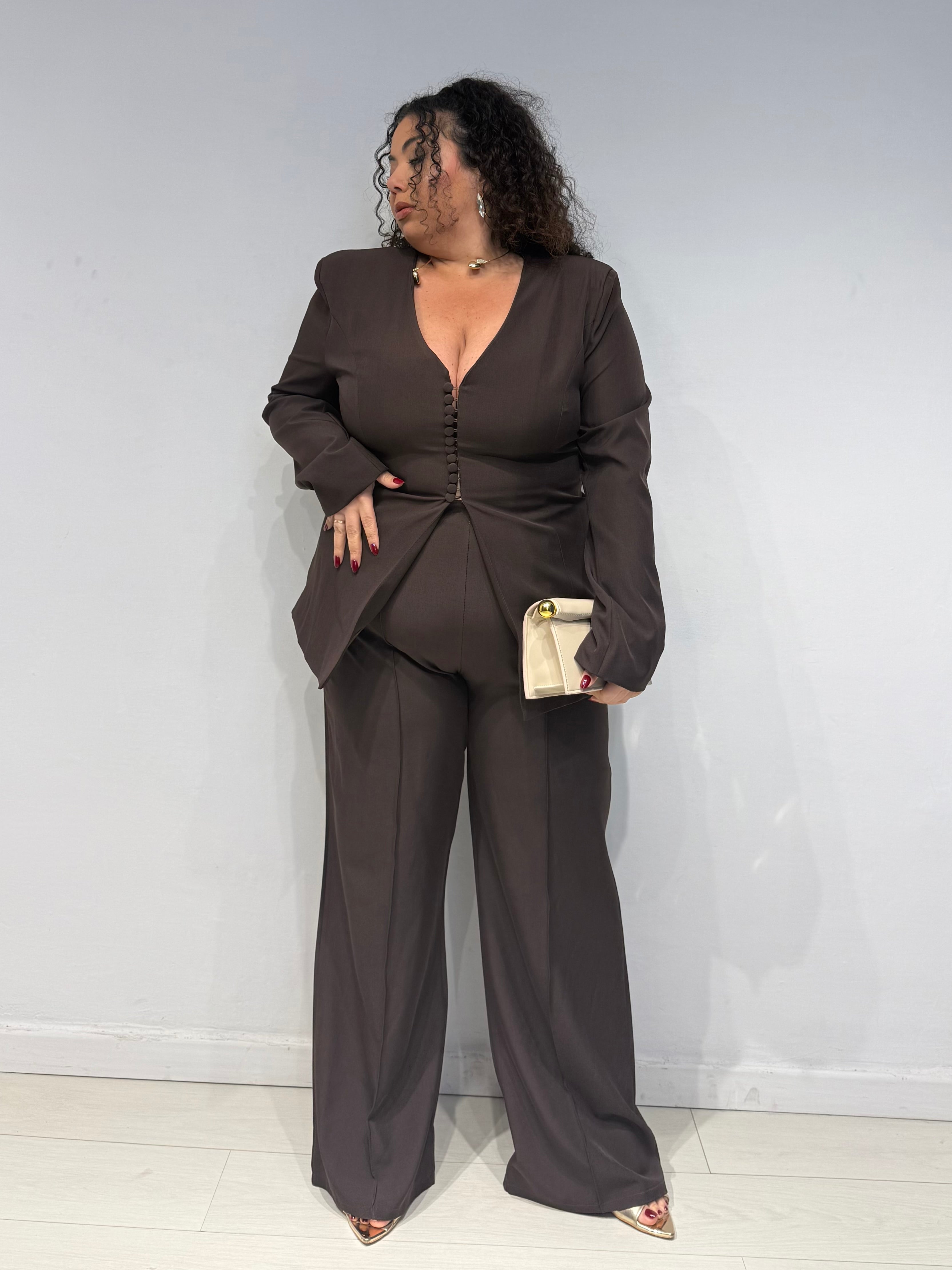 Coordinato Times Square Marrone