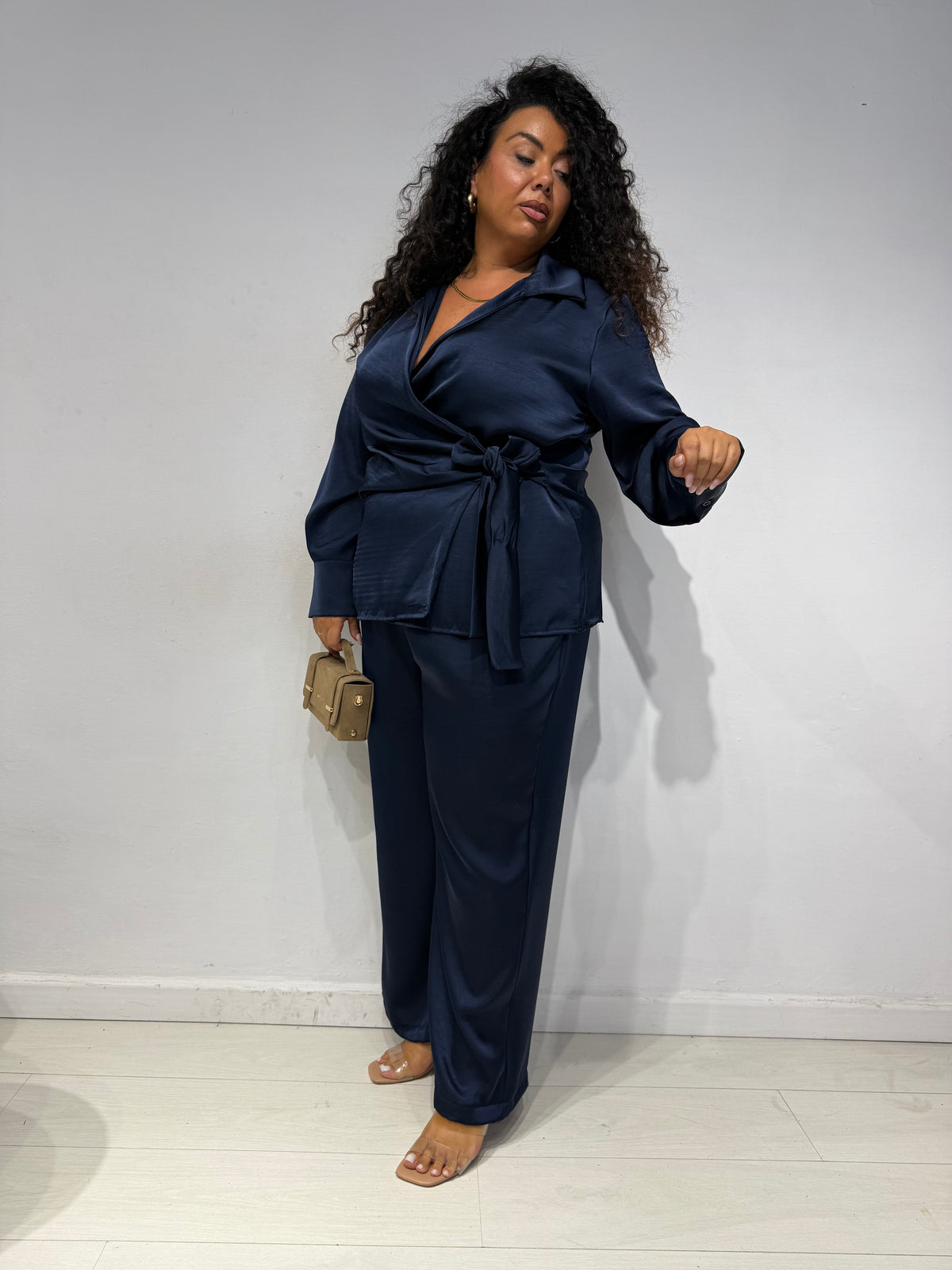 Coordinato Satin Blu