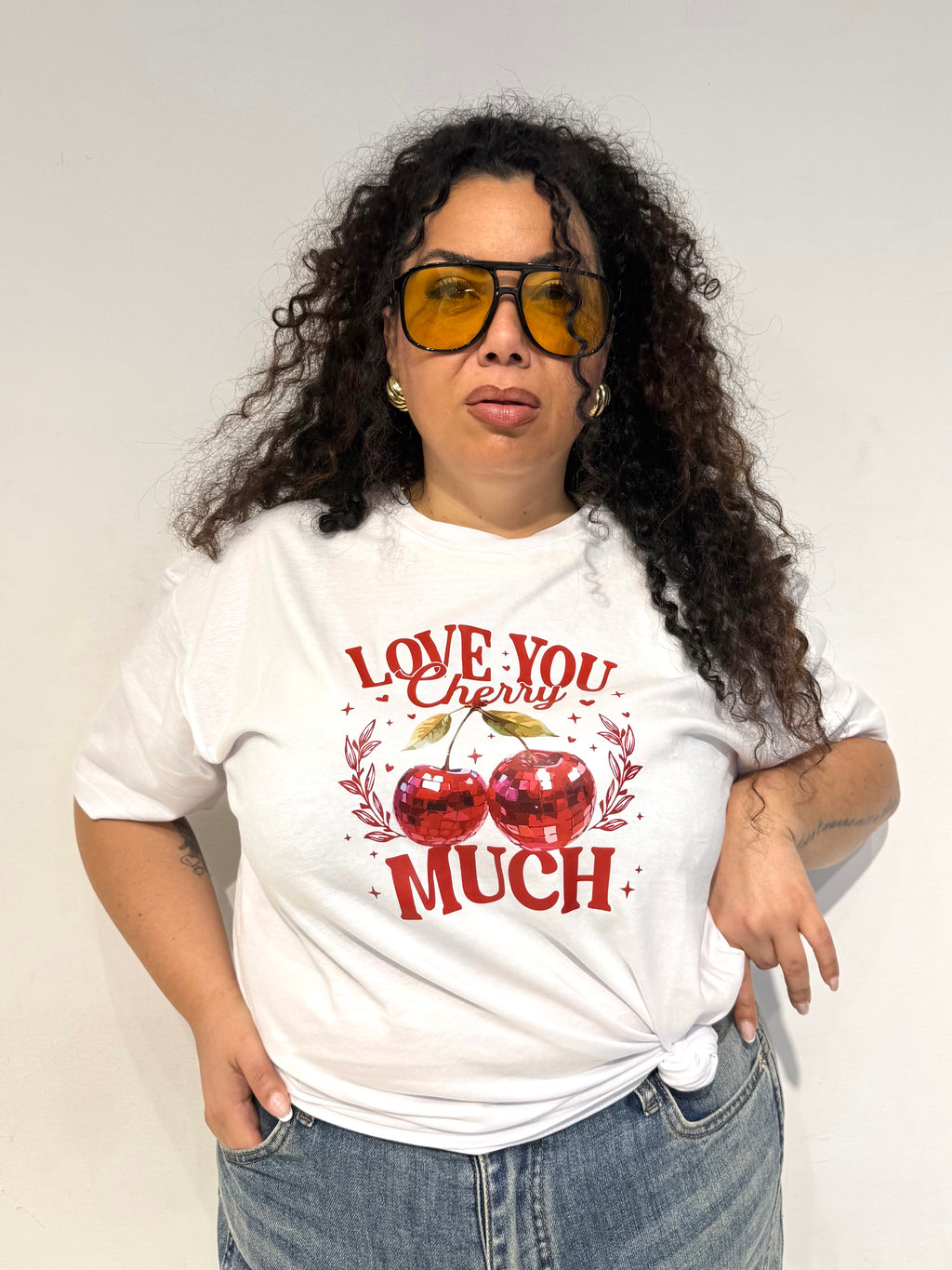 T-shirt Cherry Bianca