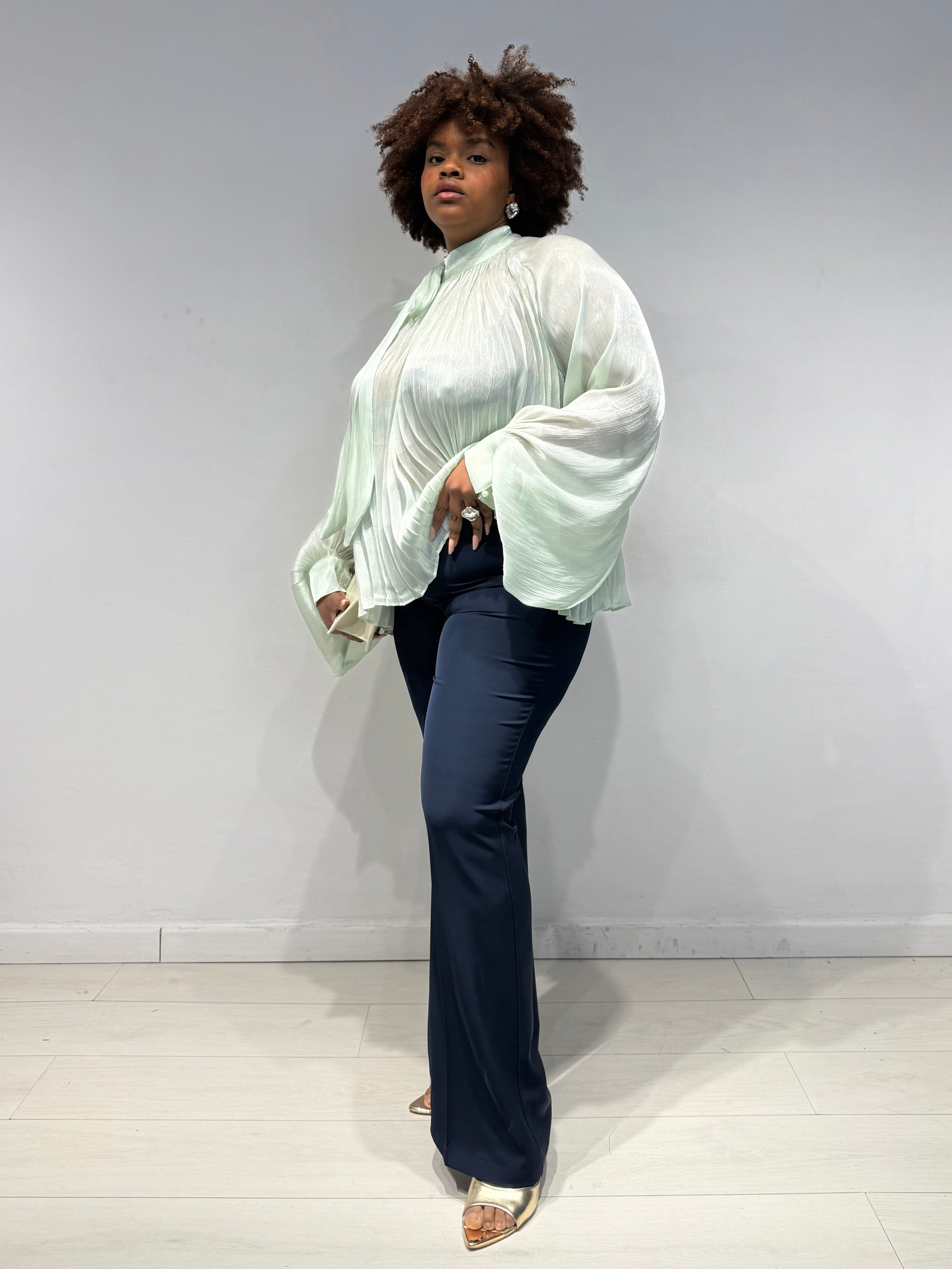 Pantaloni Kady Zampa Blu