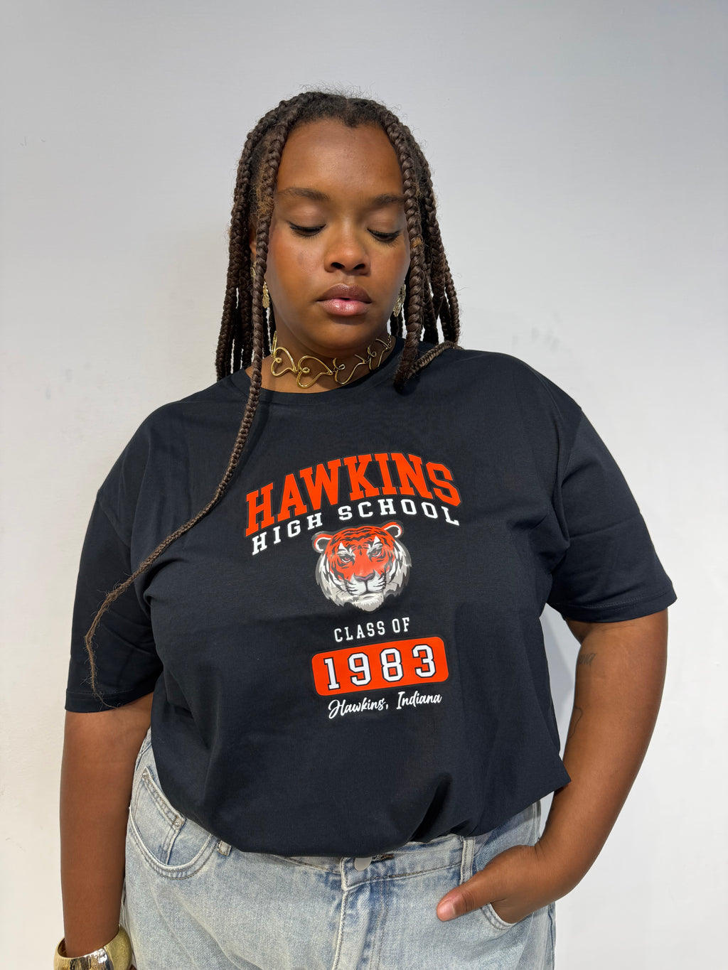 T-shirt Tiger Nera