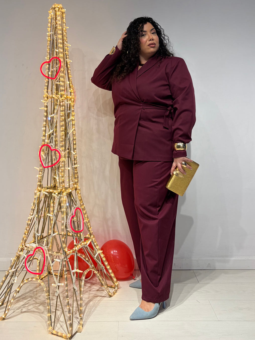 Coordinato Zoe Bordeaux