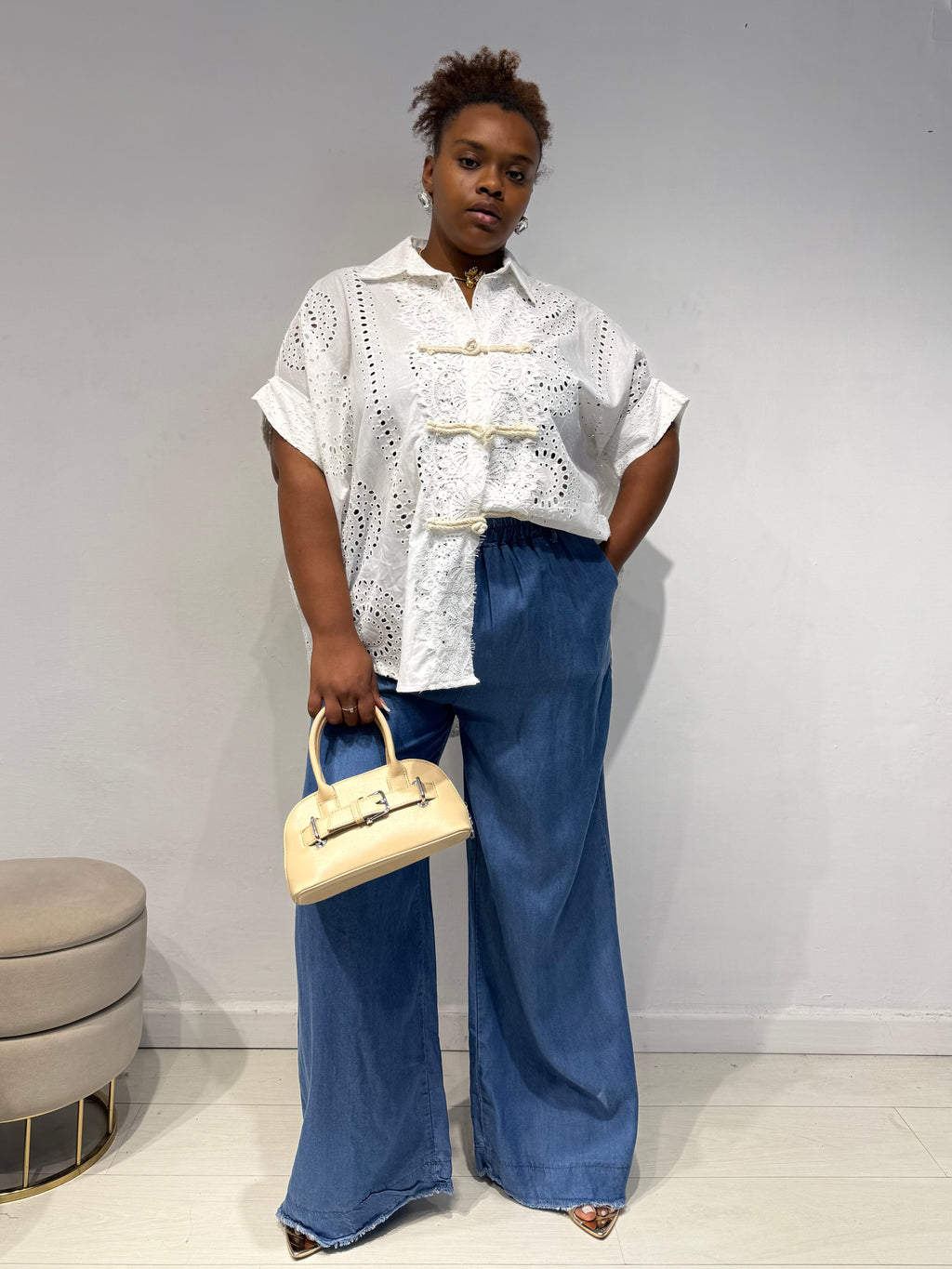 Jeans Chambray Chiaro