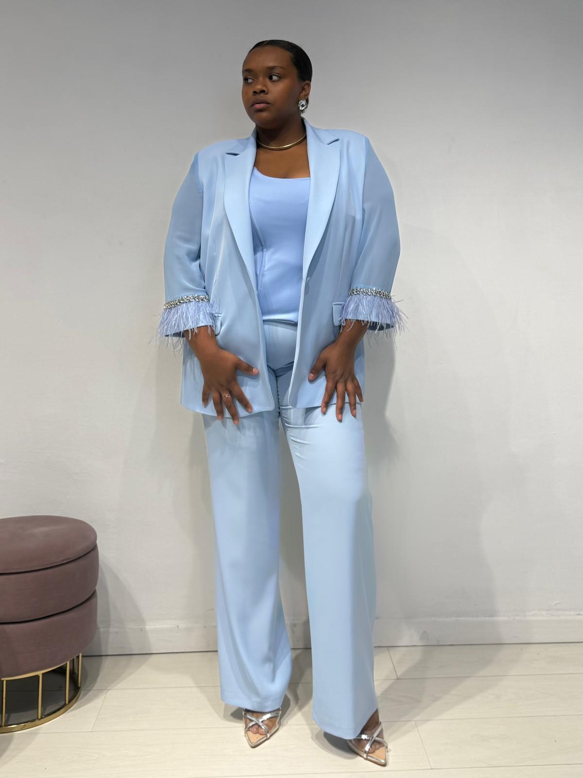 Tailleur Vicky Celeste