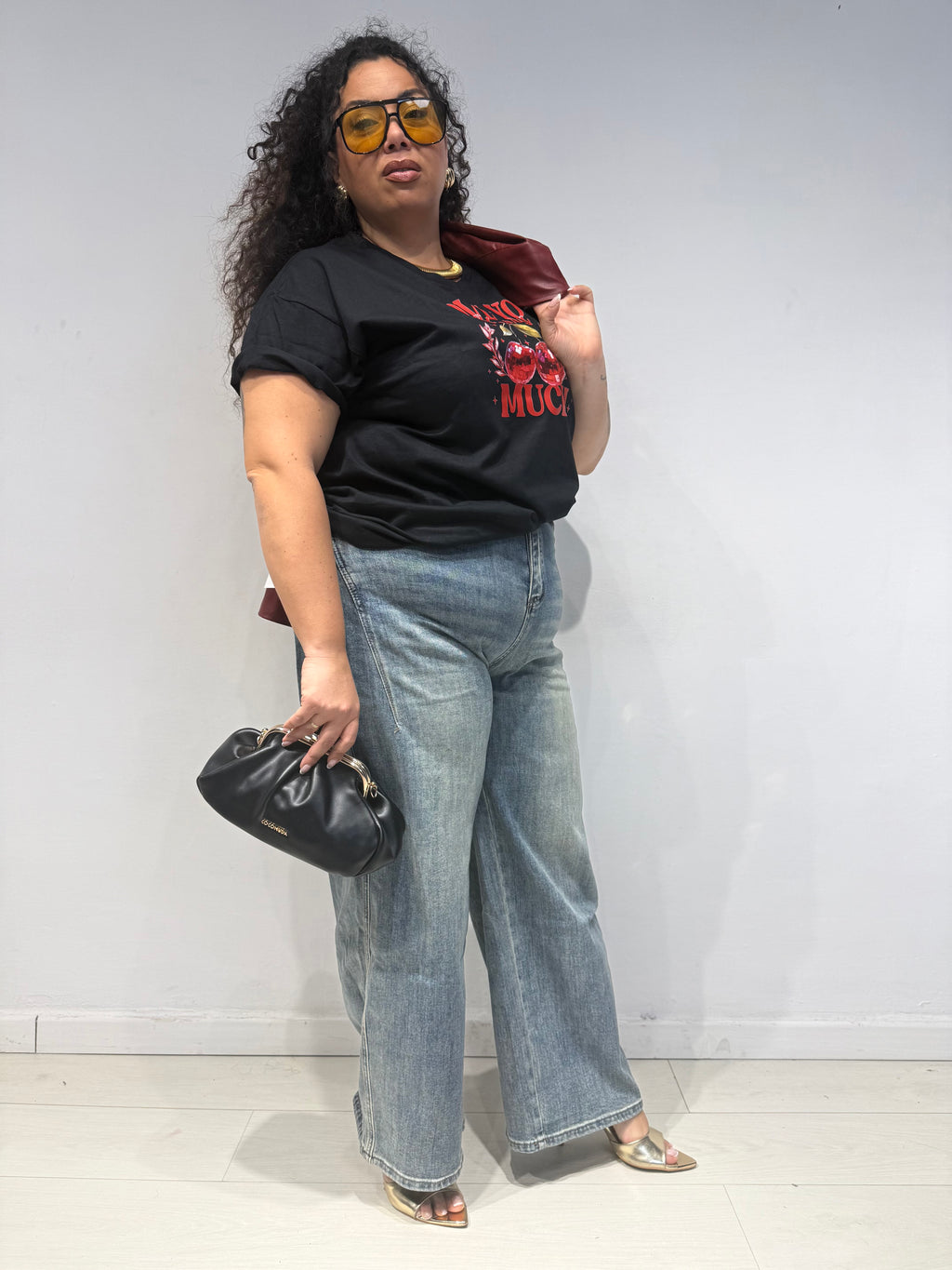 T-shirt Cherry Nera