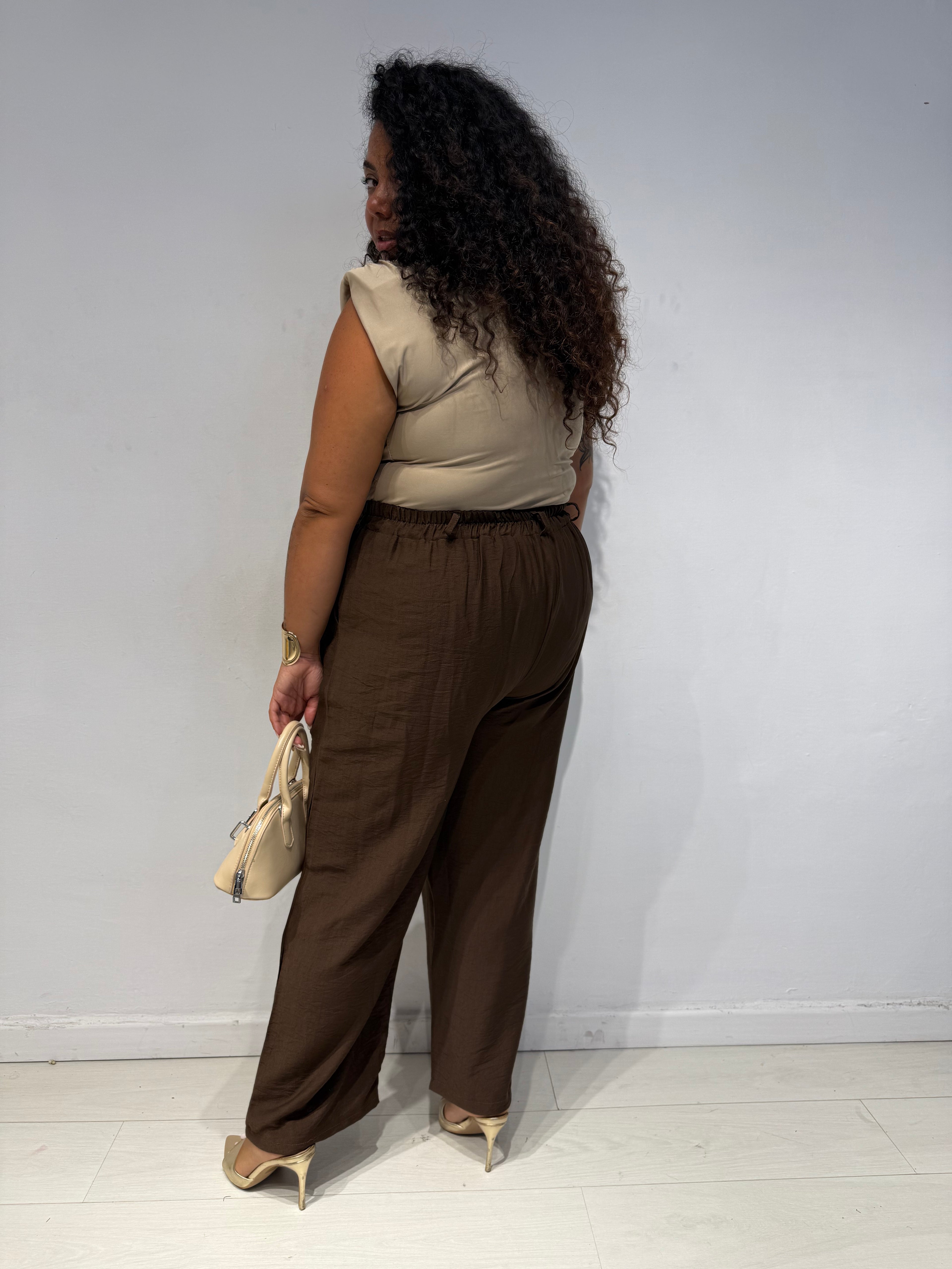 Pantaloni Giovanna Testa di Moro