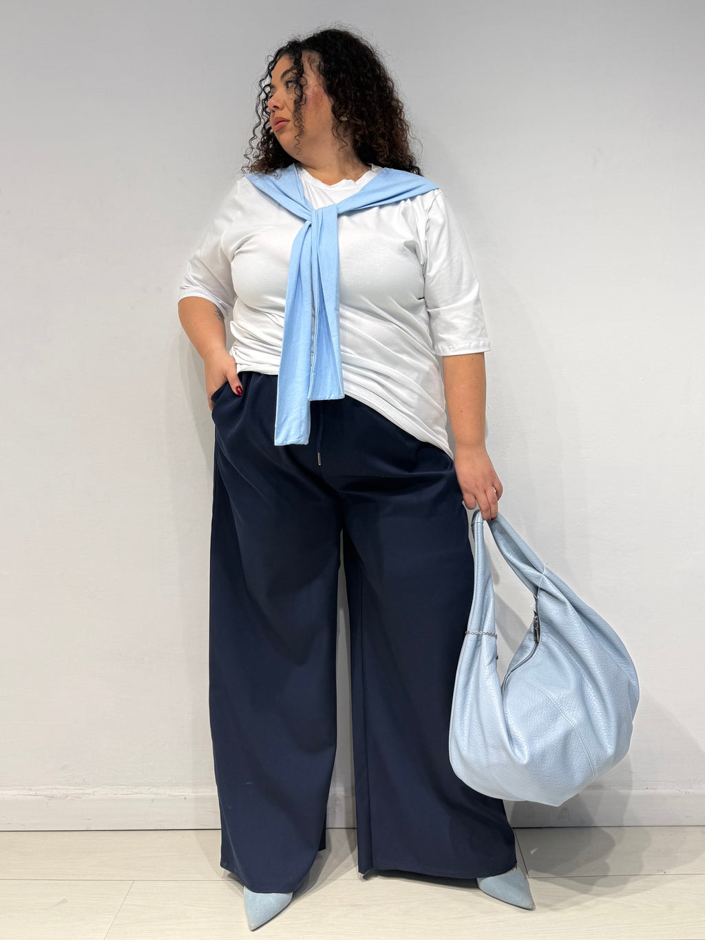 Pantaloni Comfy Blu