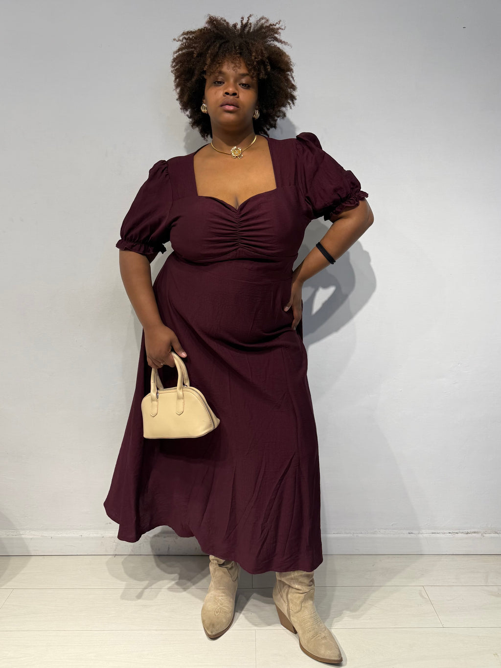 Abito Giordana Bordeaux