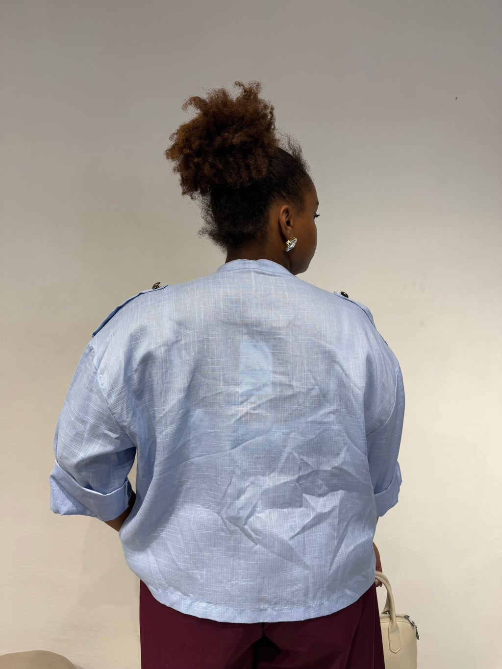 Giacca Camicia Lady Celeste