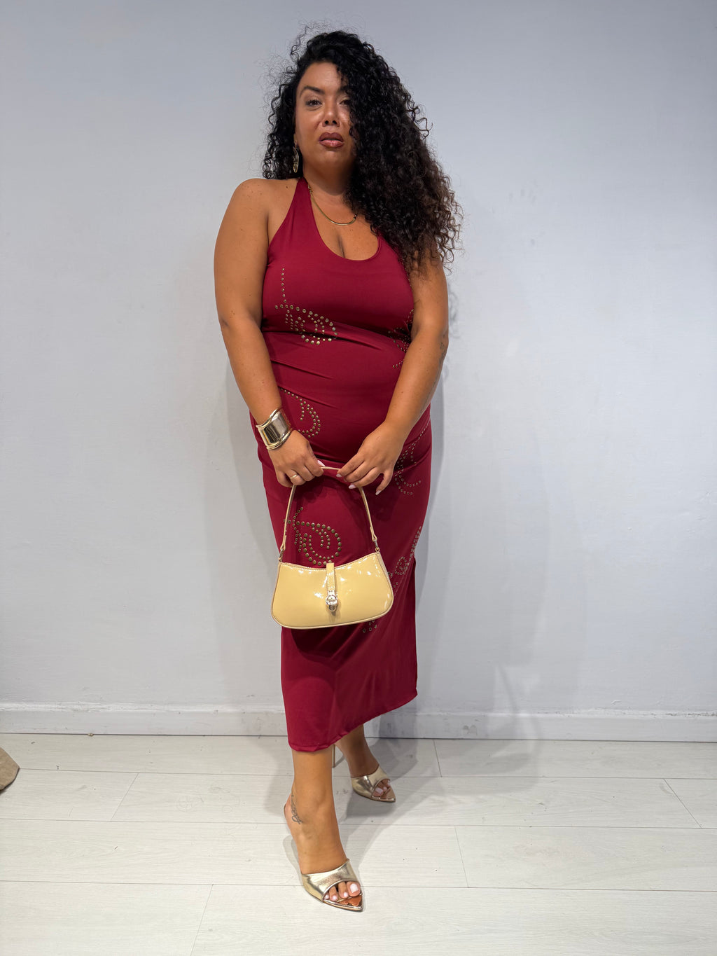 Abito Magda Bordeaux